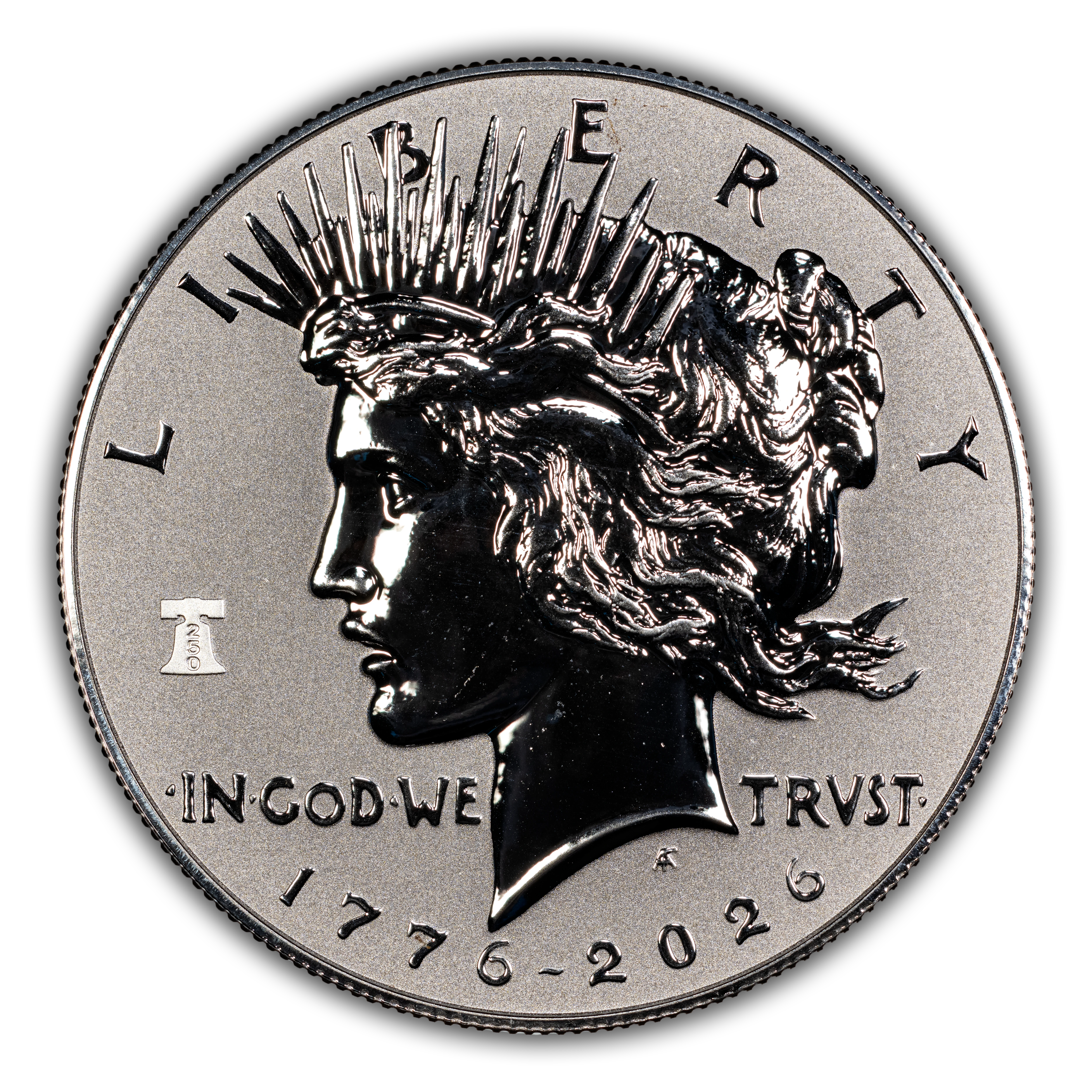 1776~2026-P S$1  Peace, Liberty Bell Privy, Reverse Proof PR thumbnail 2