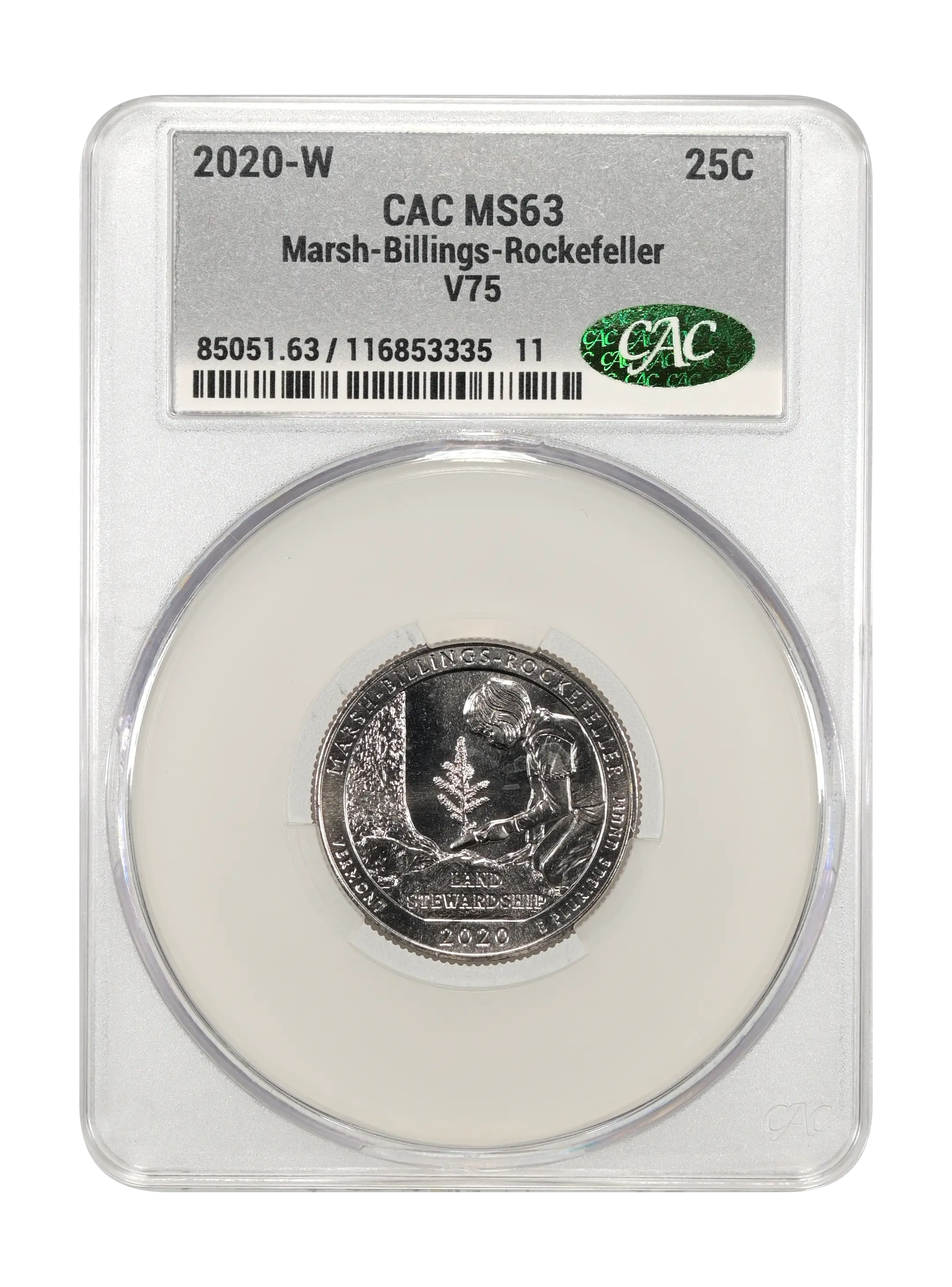 2020-W 25c Marsh-Billings Rockefeller, V75 MS thumbnail 7