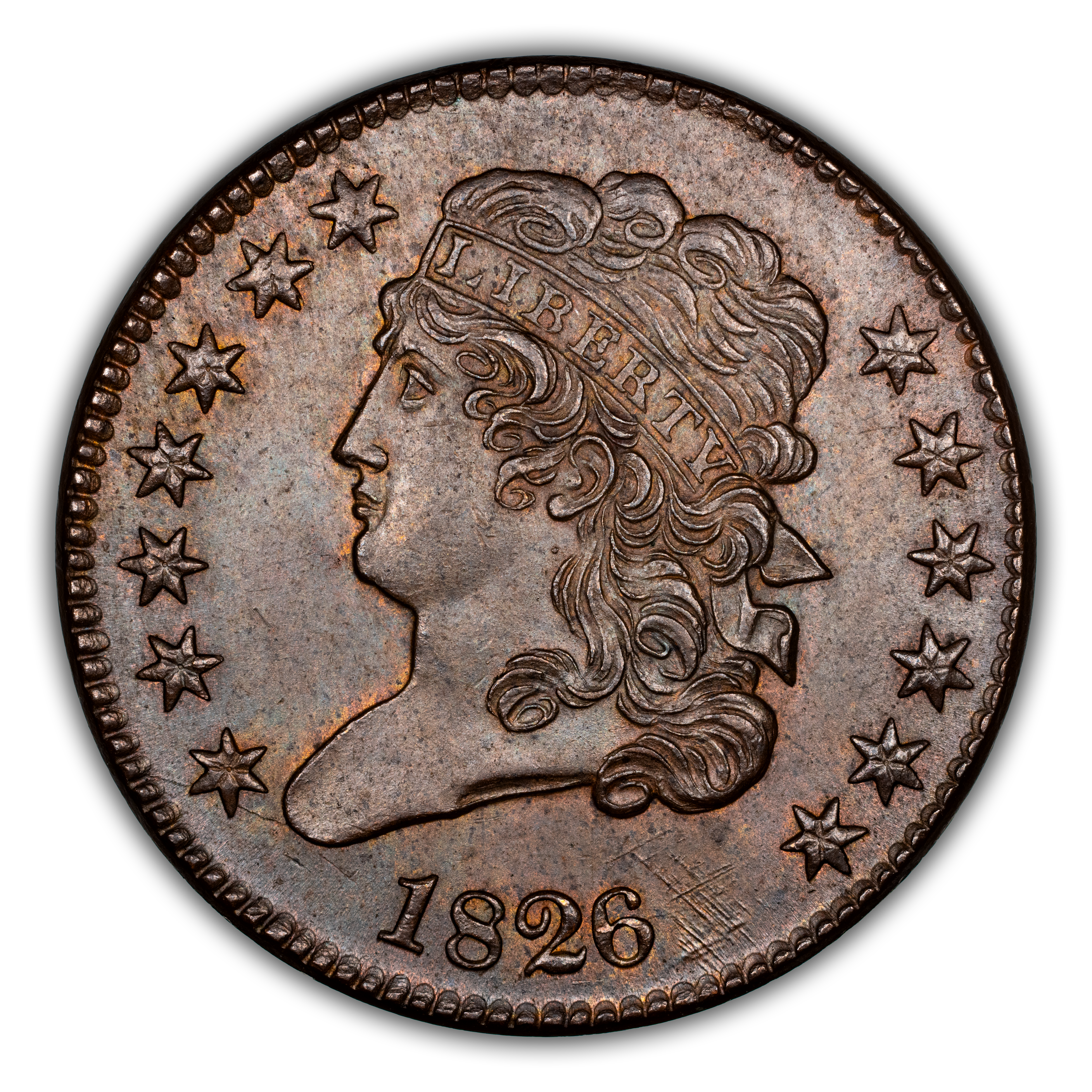 1826 1/2c MS BN thumbnail 4