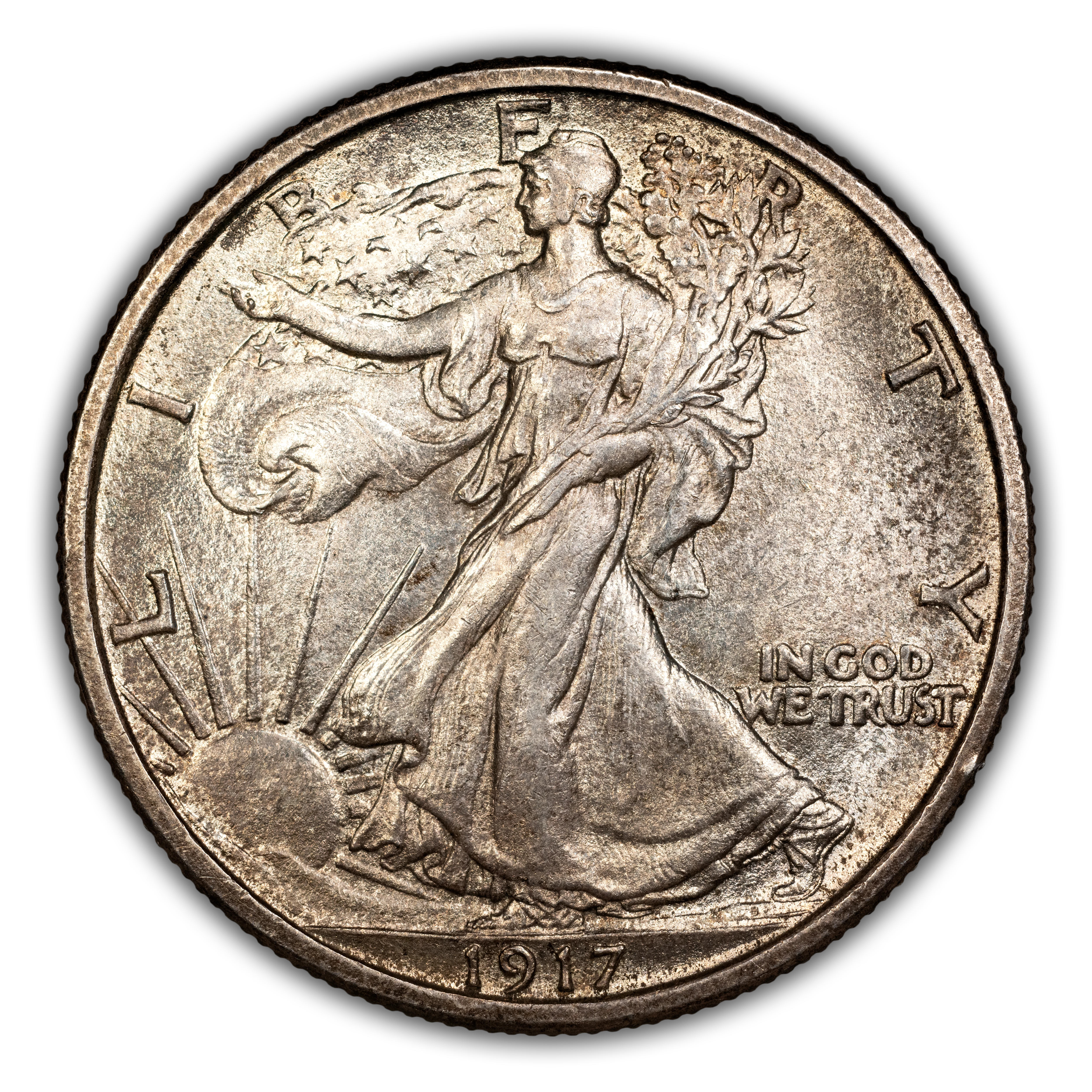 1917-D 50c Mintmark Reverse MS thumbnail 10
