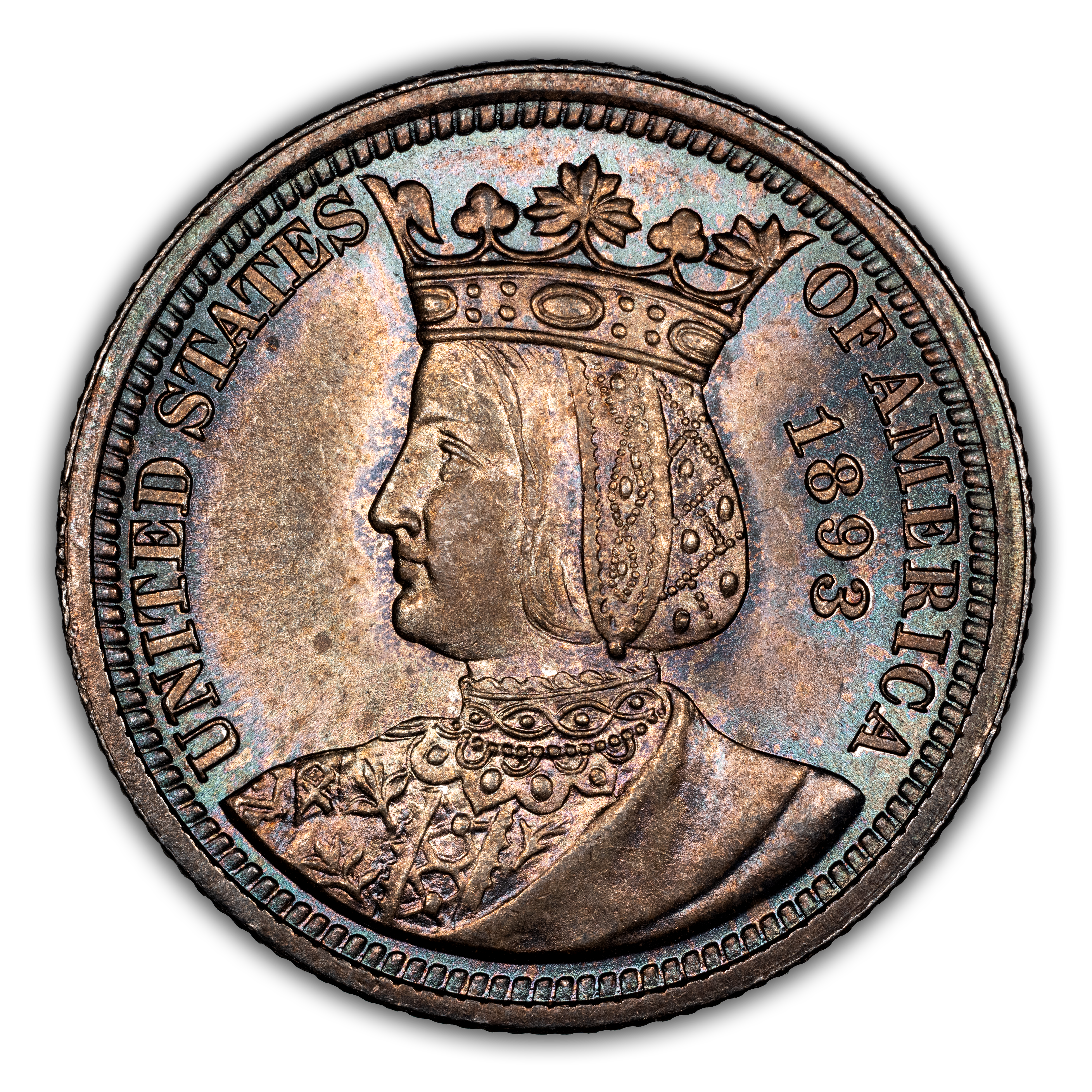 1893 25c Isabella MS thumbnail 5