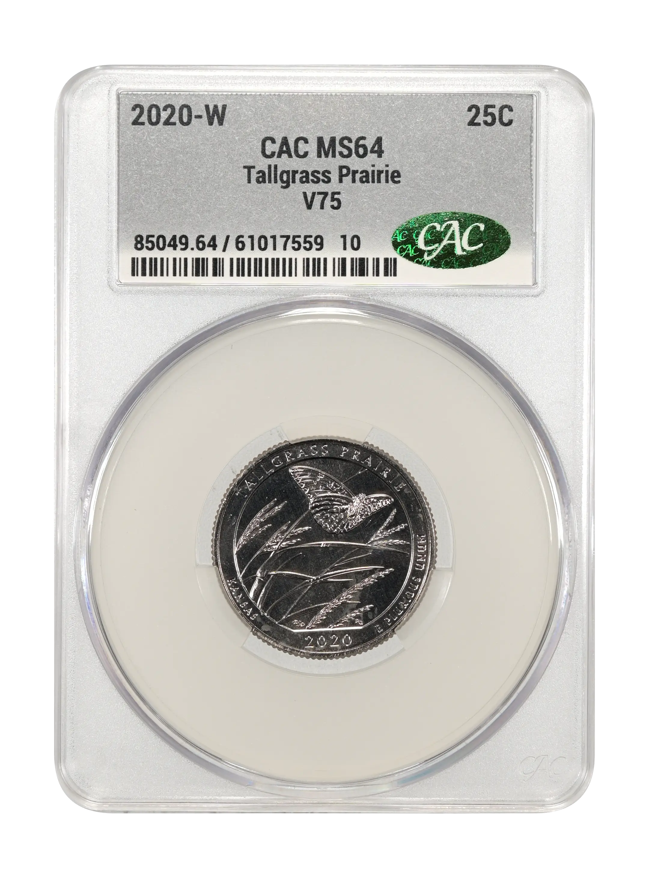 2020-W 25c Tallgrass Prairie, V75 MS thumbnail 7