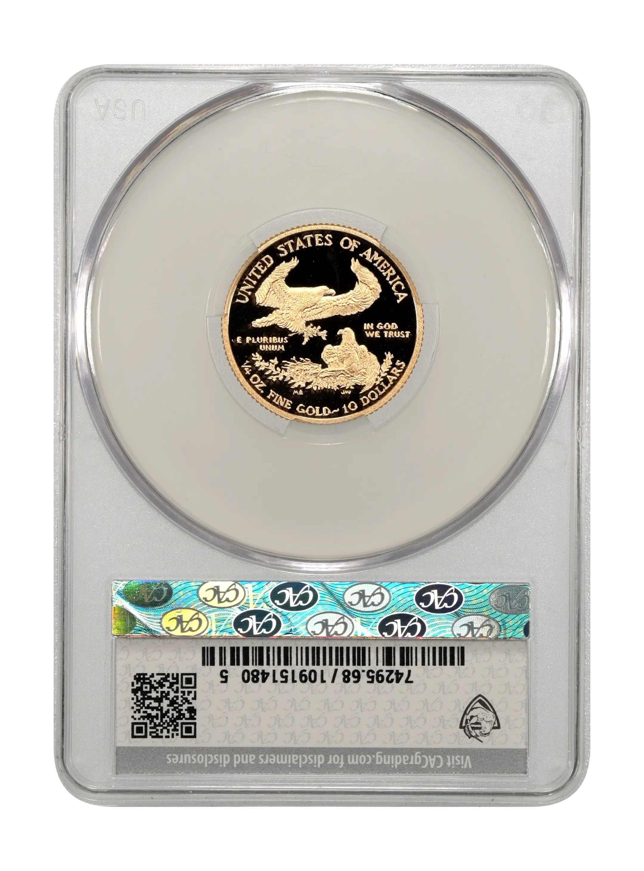2016-W $10  Gold Eagle, 30th Anniversary PR DCAM thumbnail 18