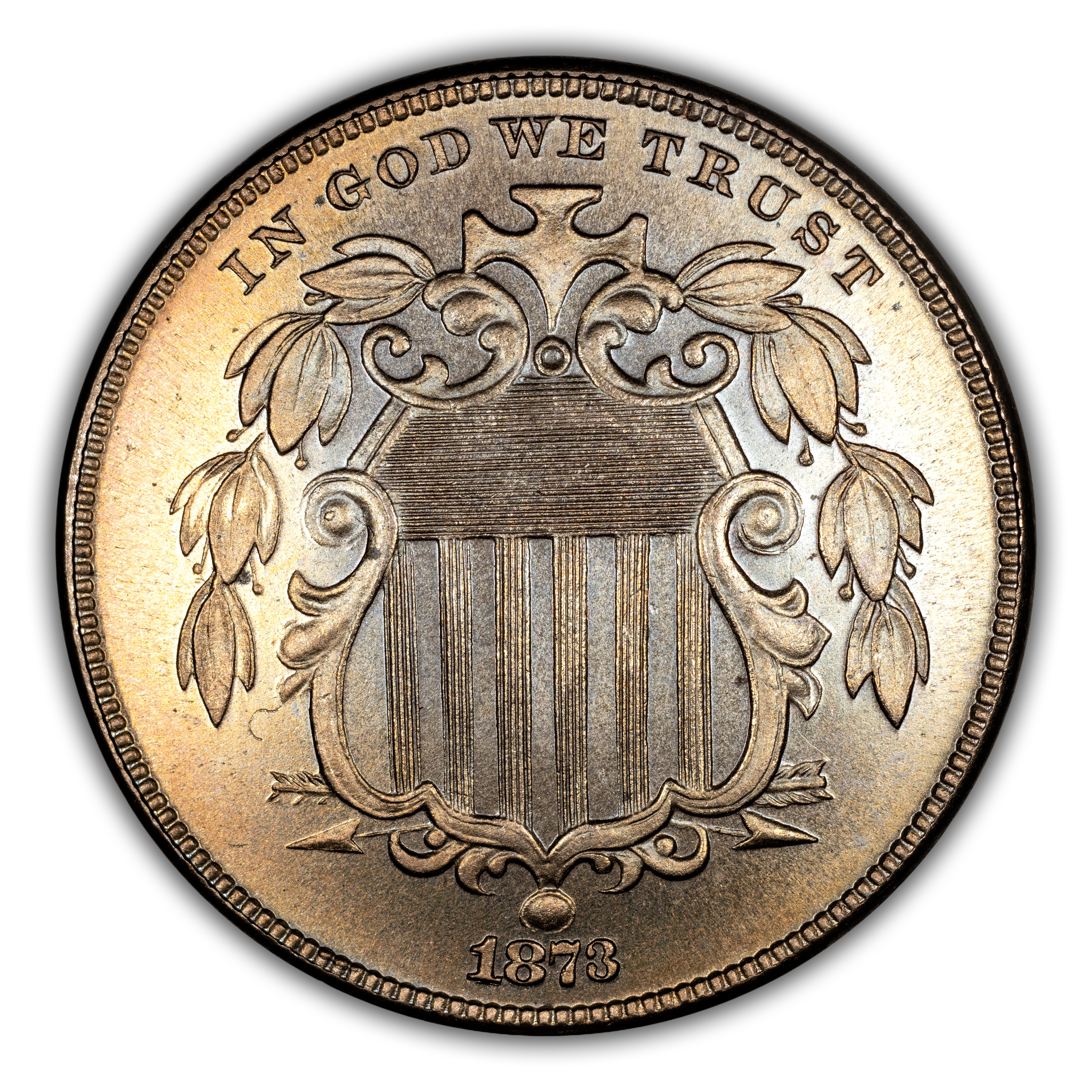 1873 5c Closed 3 PR