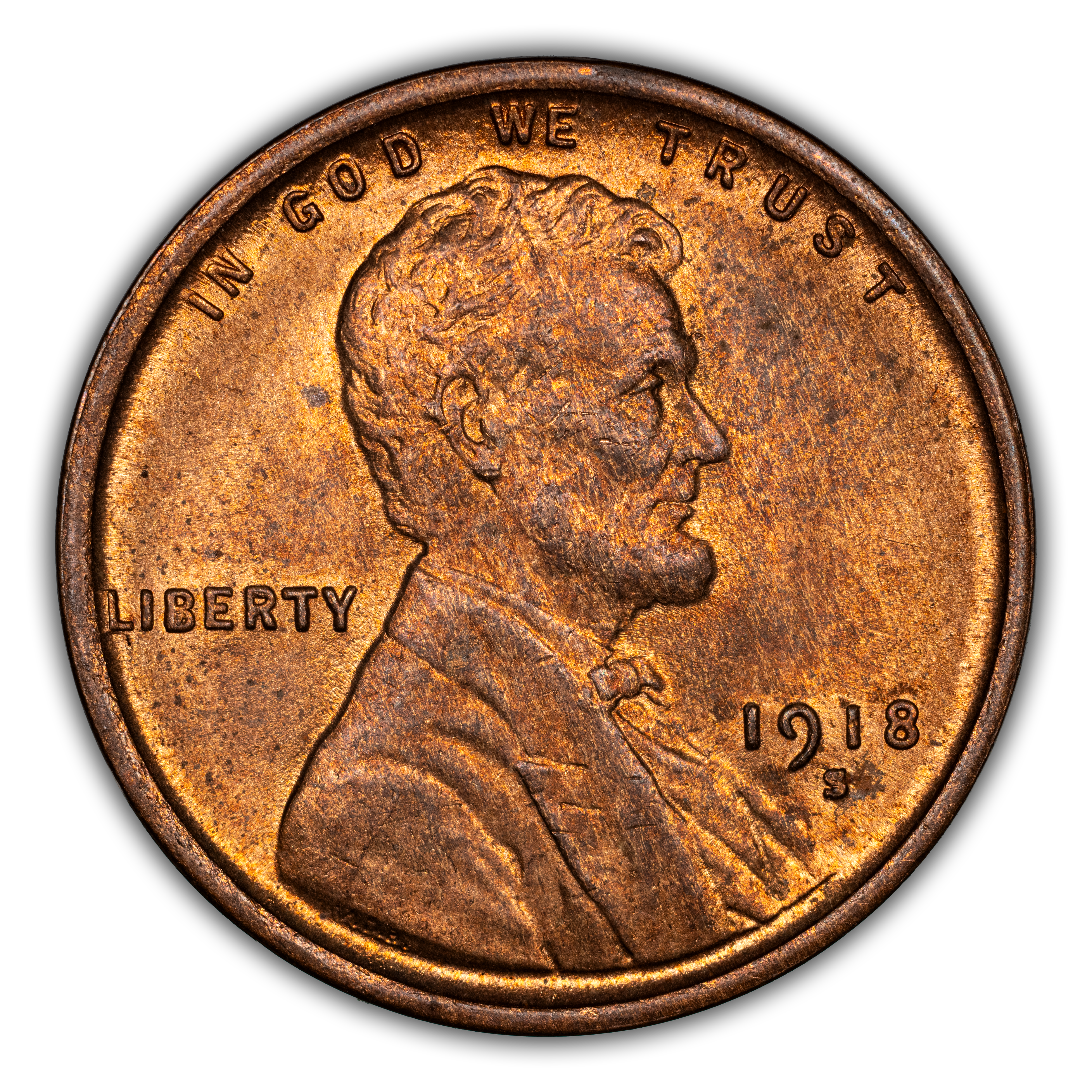 1918-S 1c MS RB thumbnail 4