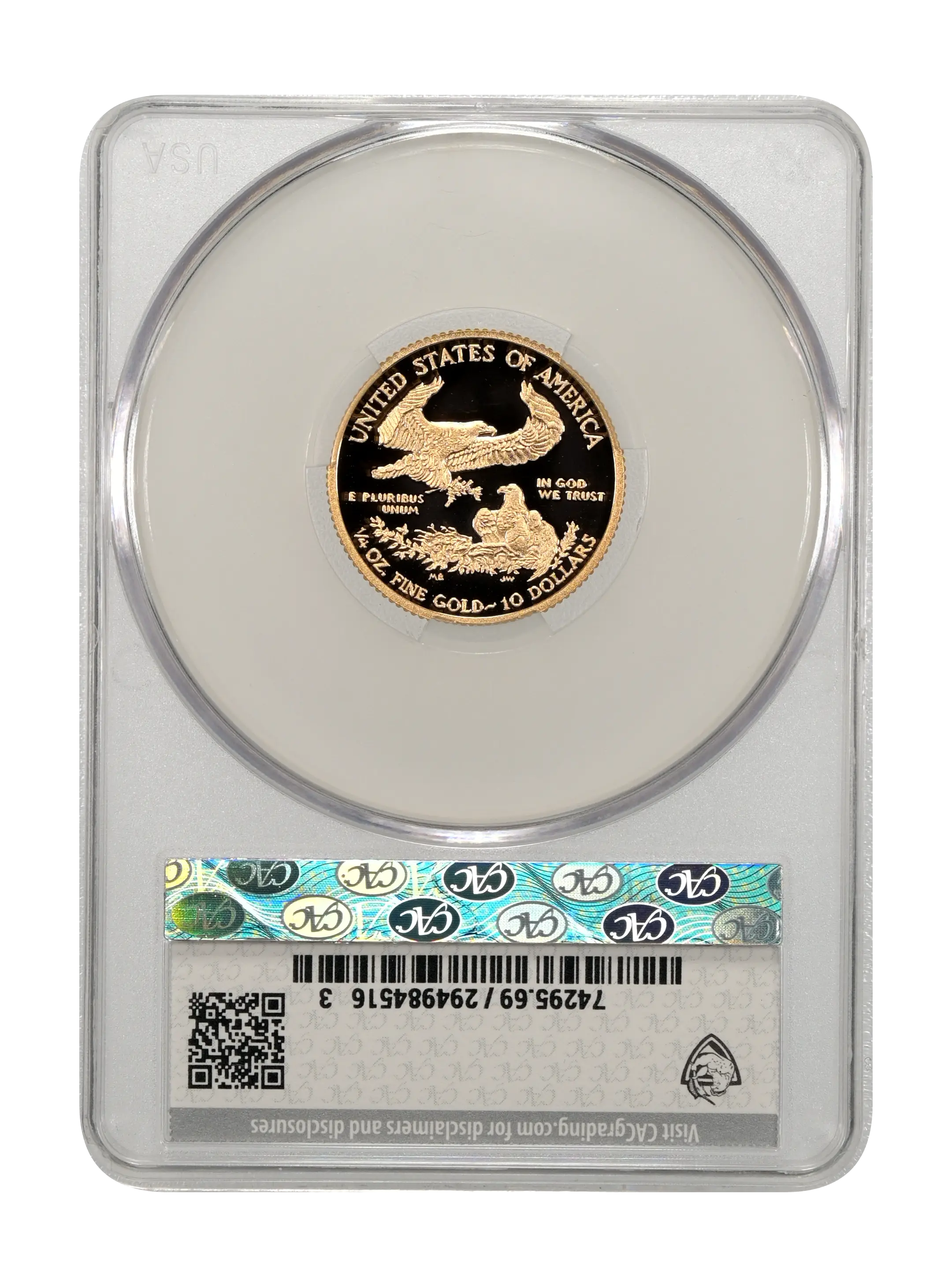 2016-W $10  Gold Eagle, 30th Anniversary PR DCAM thumbnail 19
