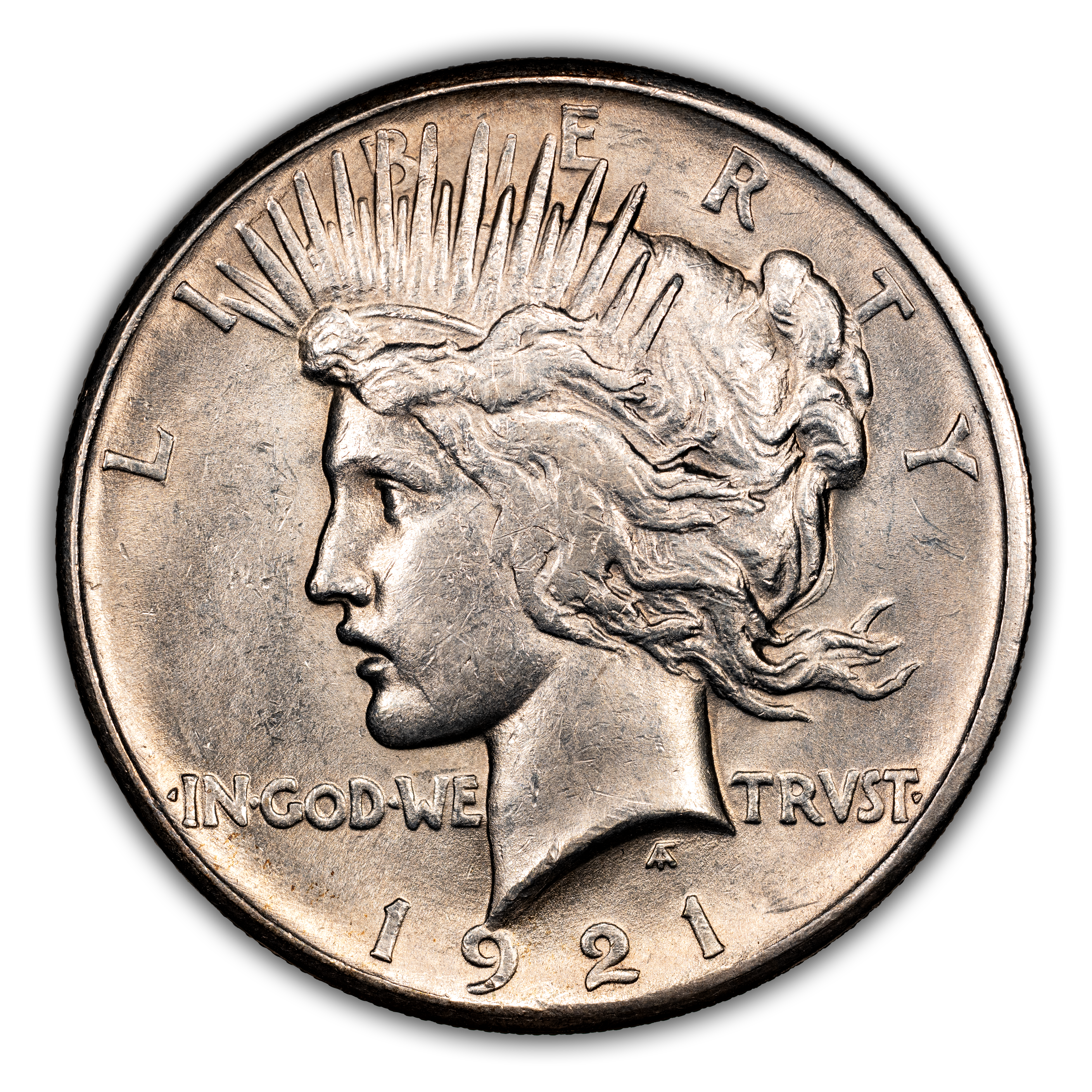 1921 $1  Peace, High Relief MS thumbnail 3