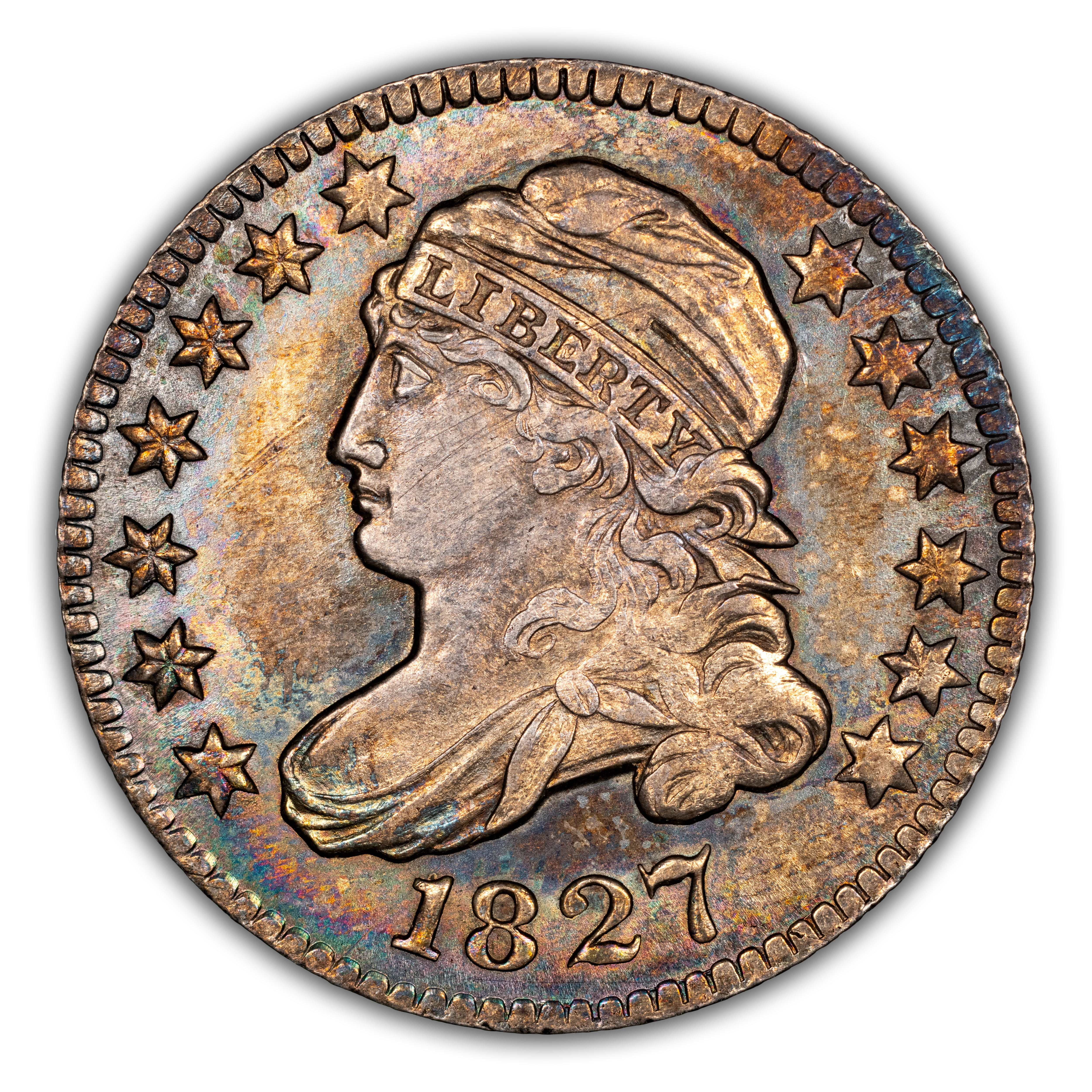 1827 10c Pointed Top 1 MS thumbnail 5