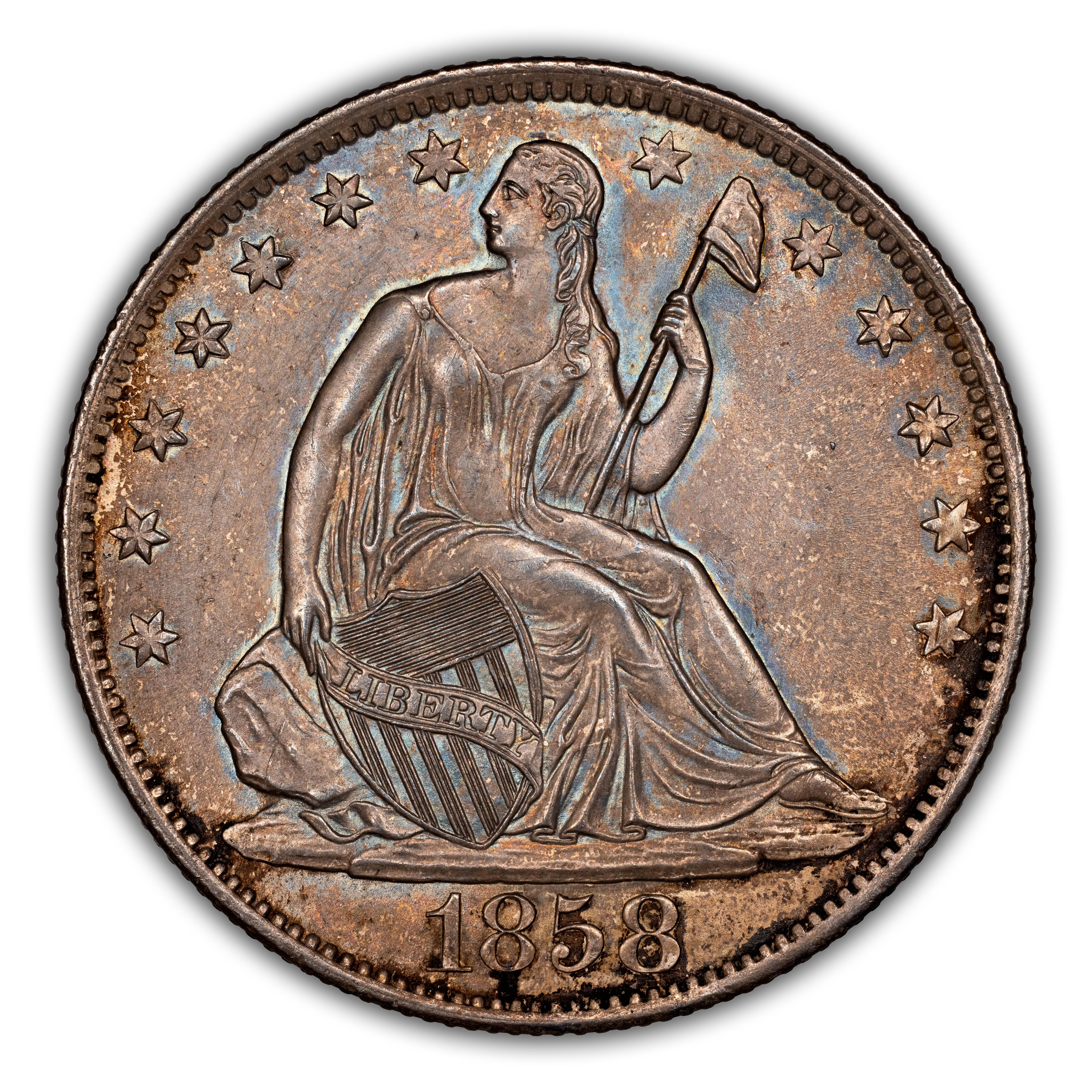 1858-O 50c MS thumbnail 7