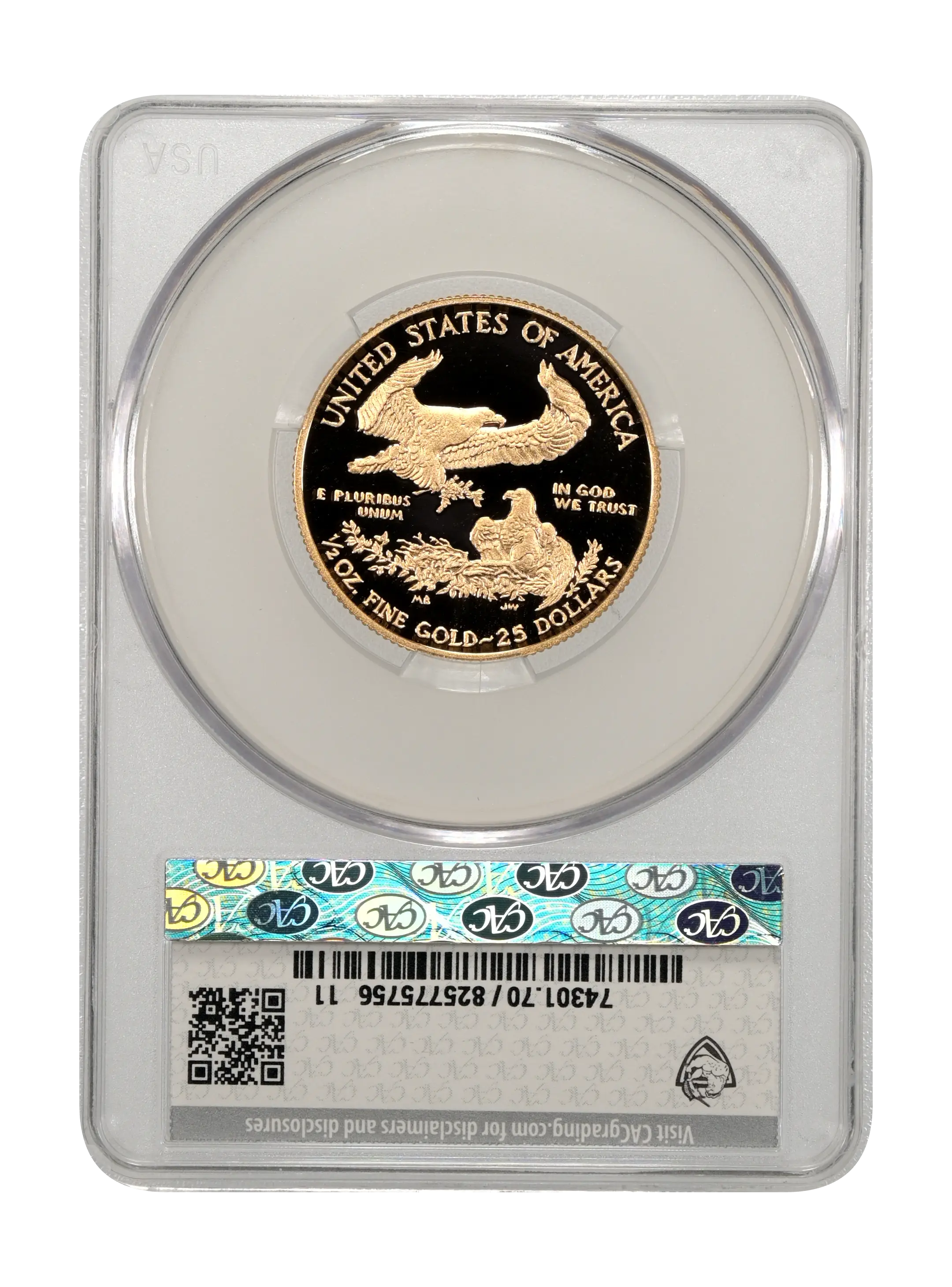 2016-W $25  Gold Eagle, 30th Anniversary PR DCAM thumbnail 12
