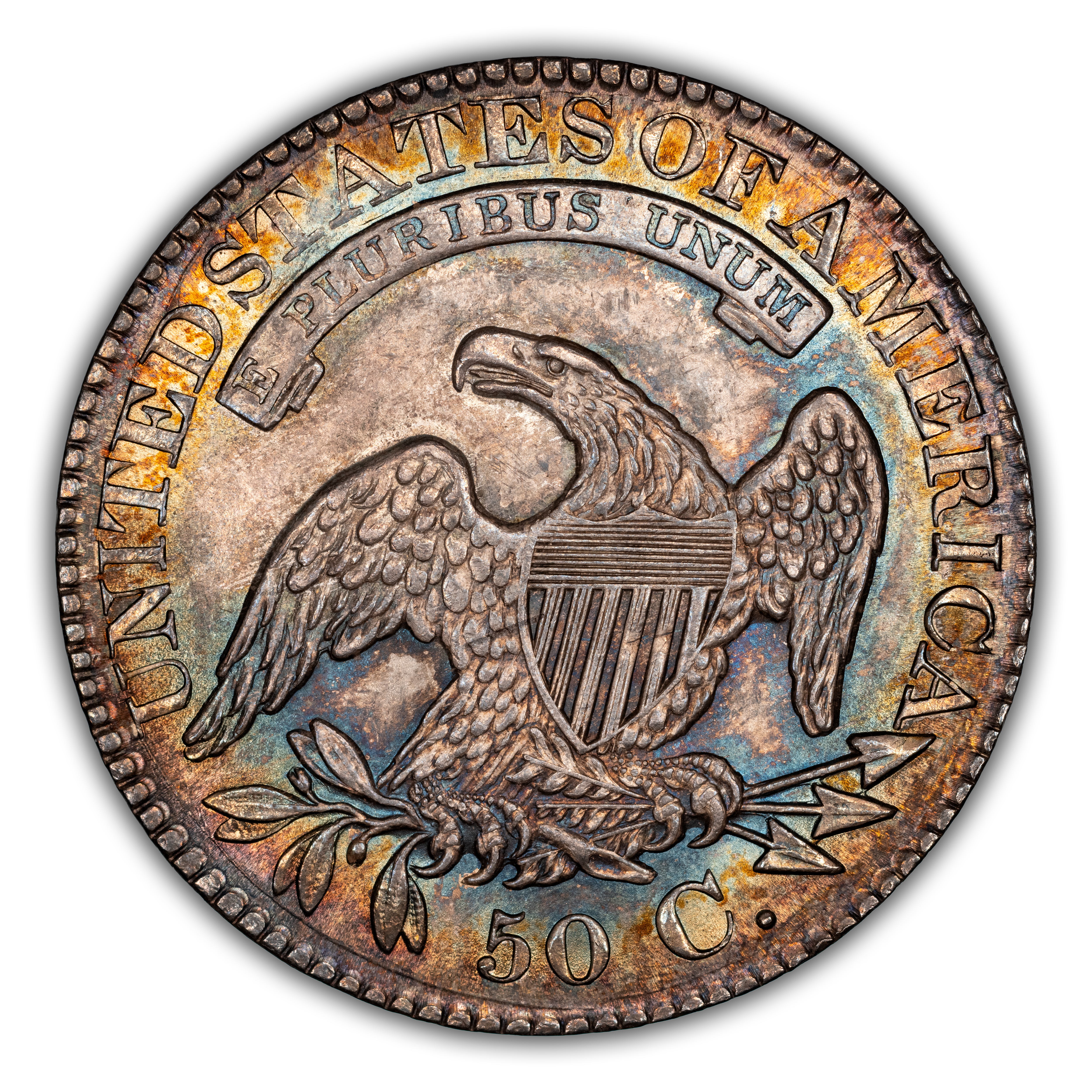 1828 50c Square Base 2, Large 8s MS thumbnail 18
