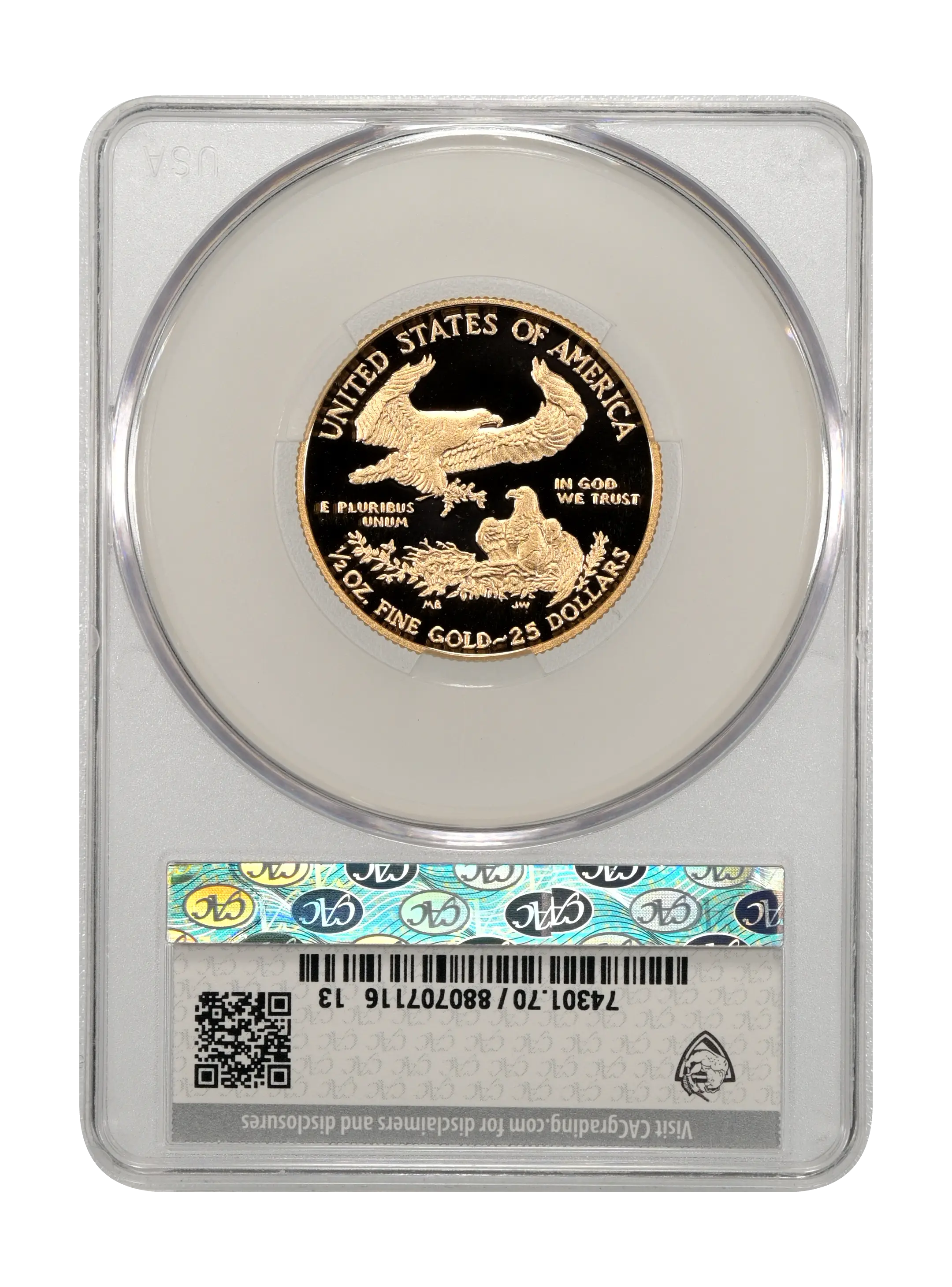 2016-W $25  Gold Eagle, 30th Anniversary PR DCAM thumbnail 13