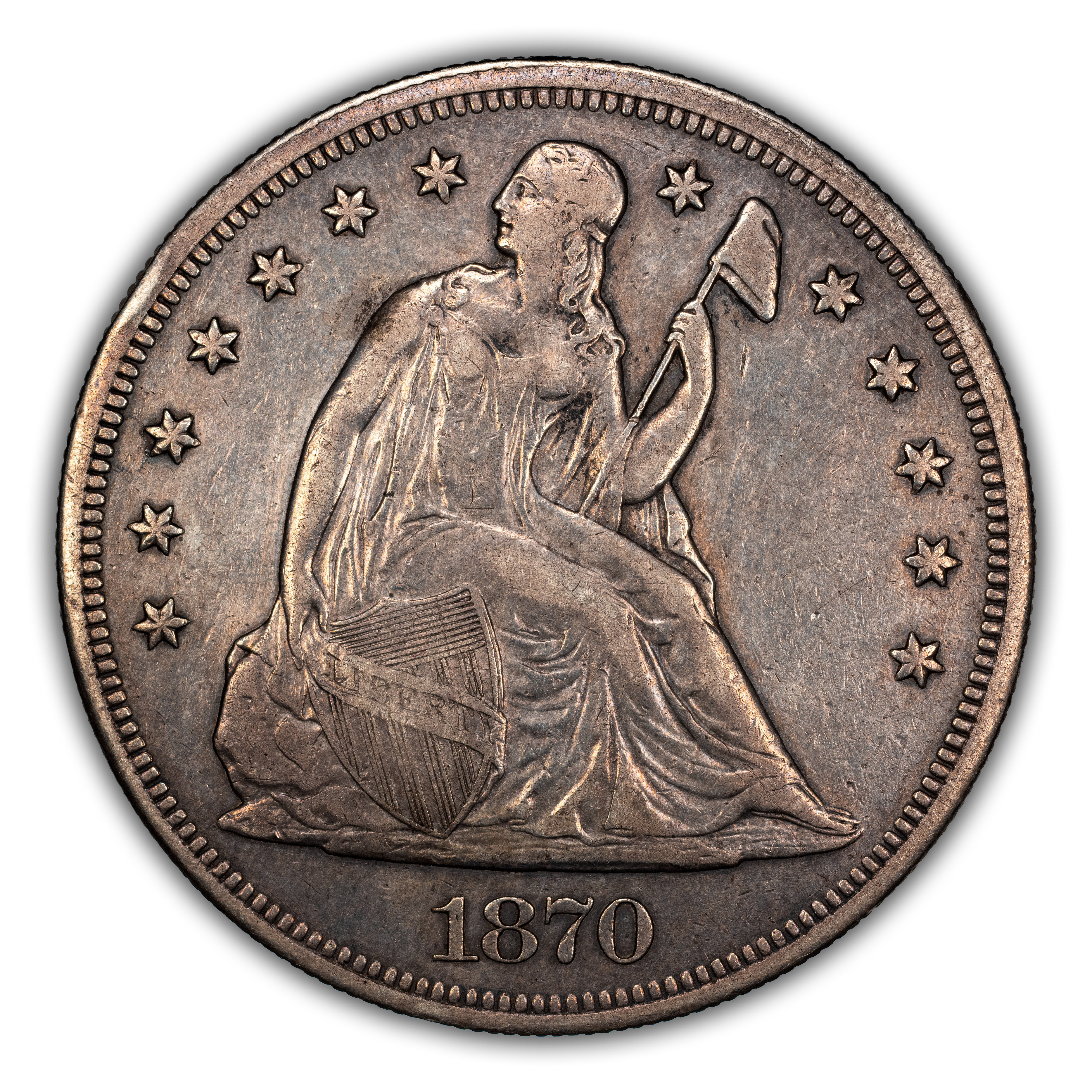 1870-CC $1  MS thumbnail 3