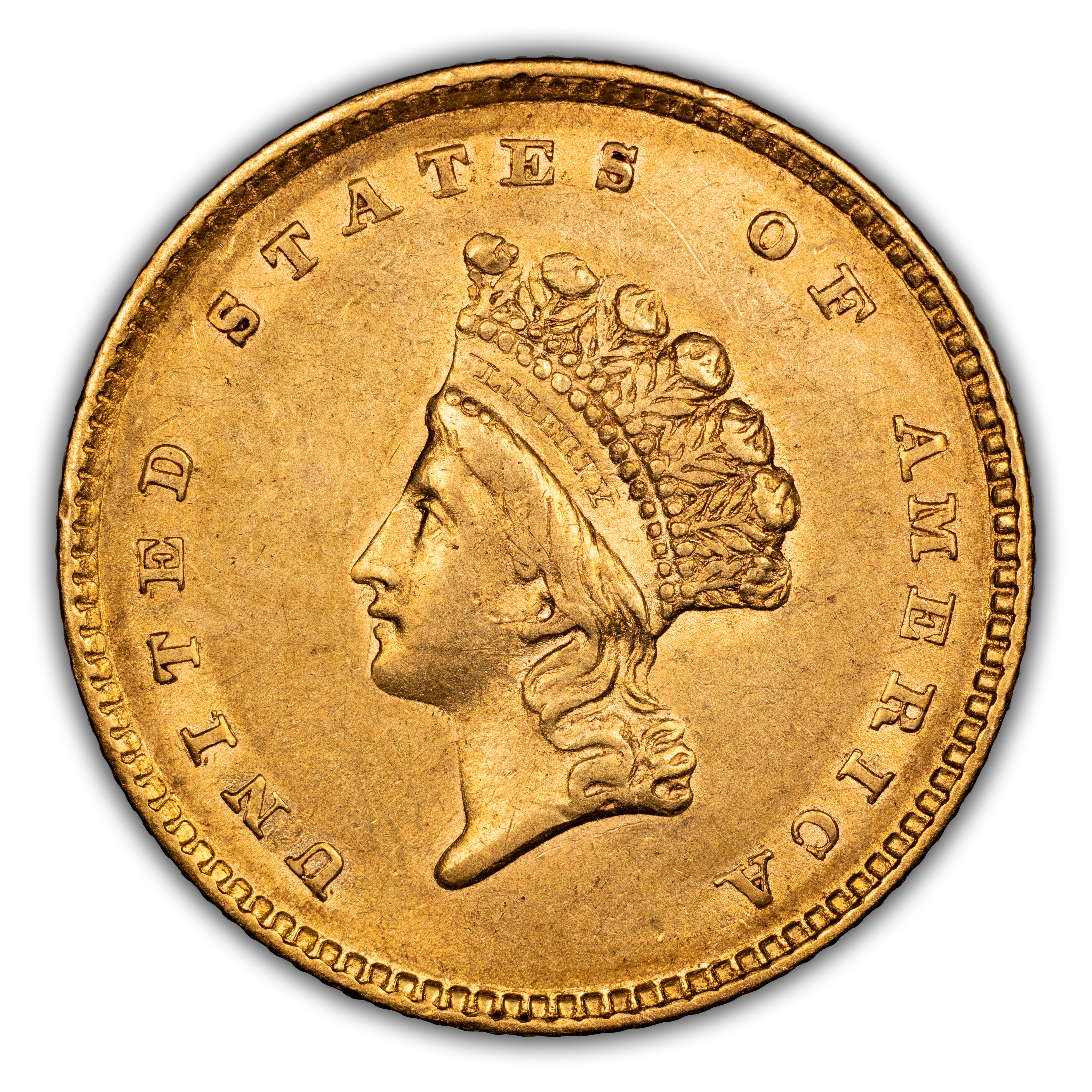 1854 G$1 Type 2 MS thumbnail 5