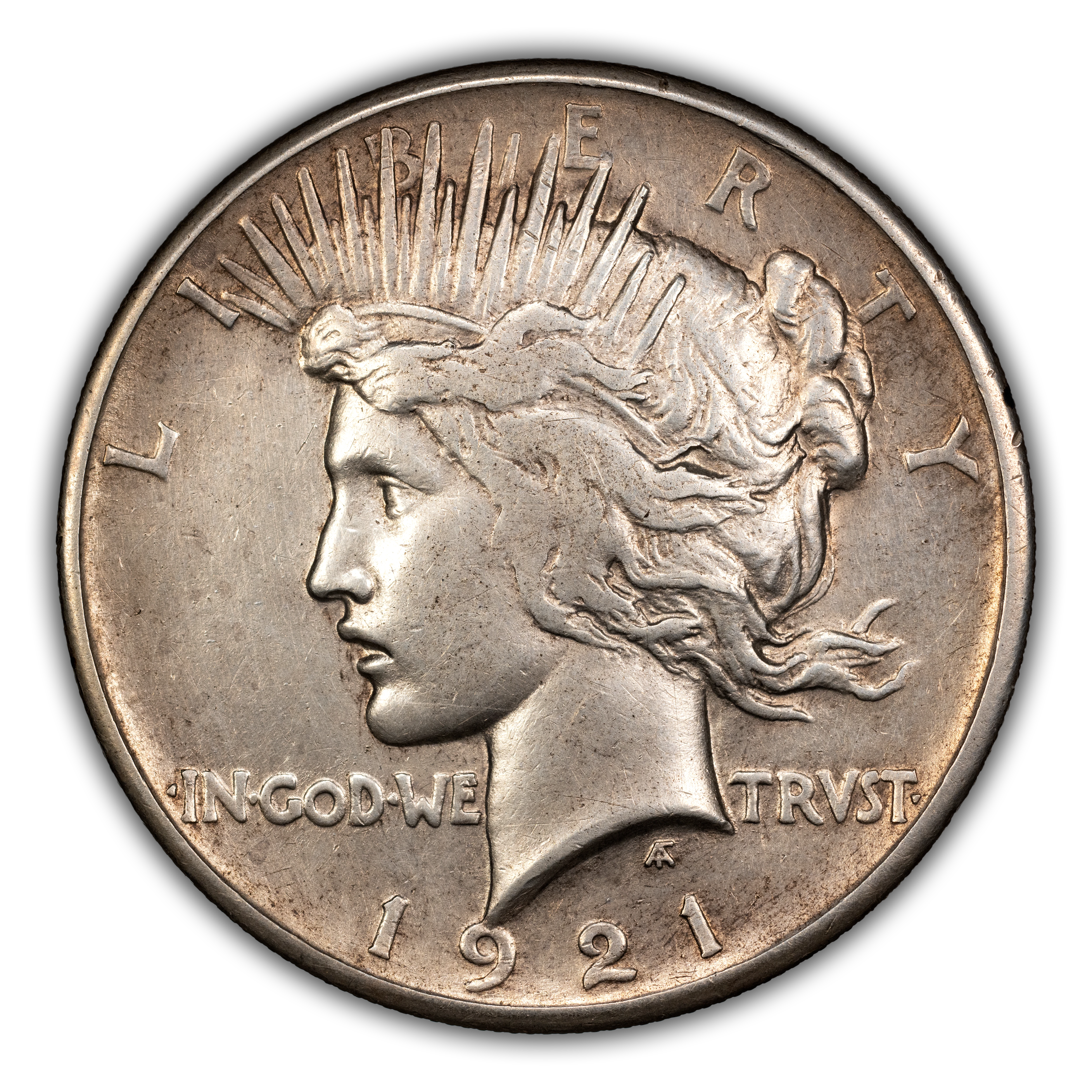 1921 $1  Peace, High Relief MS thumbnail 12