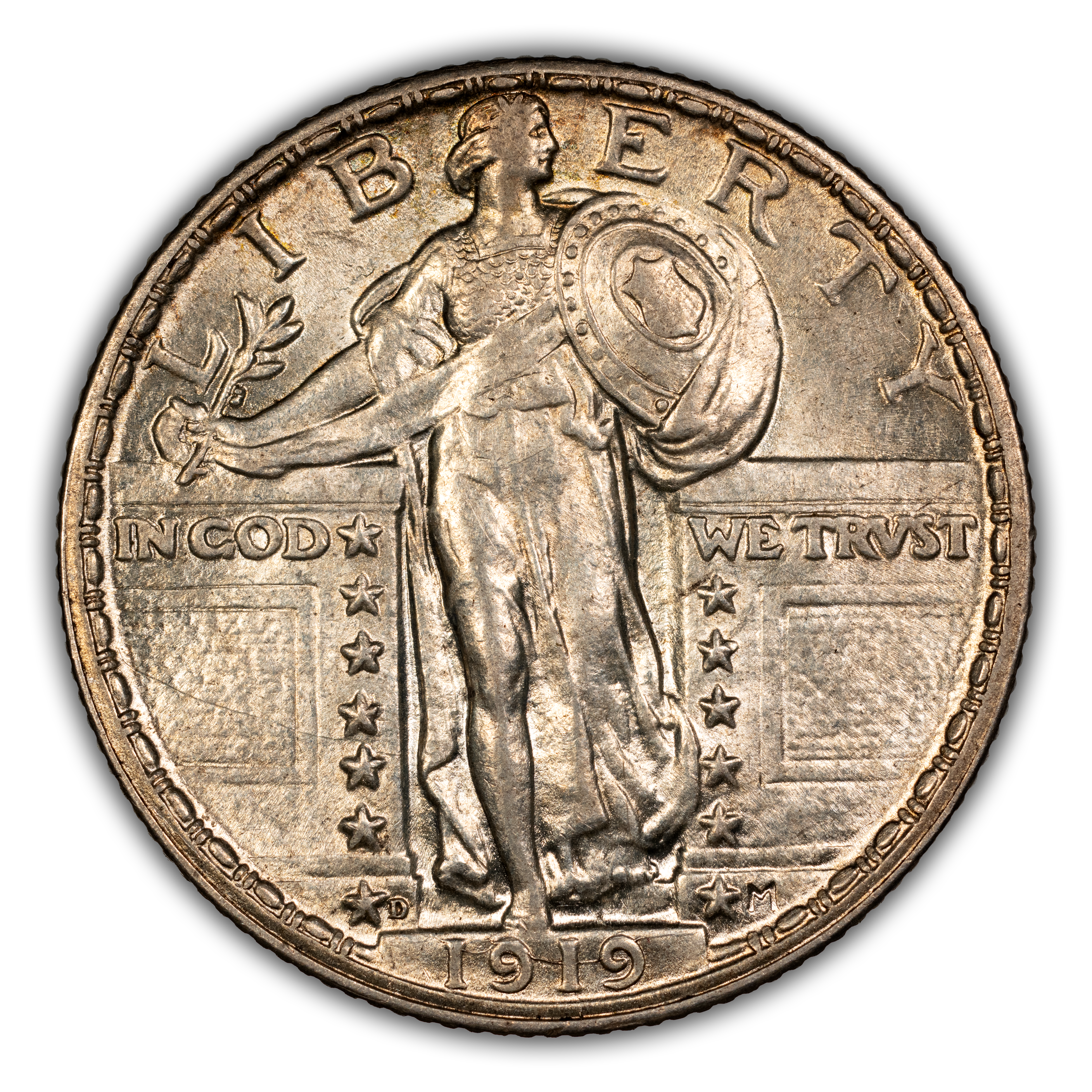 1919-D 25c MS thumbnail 3