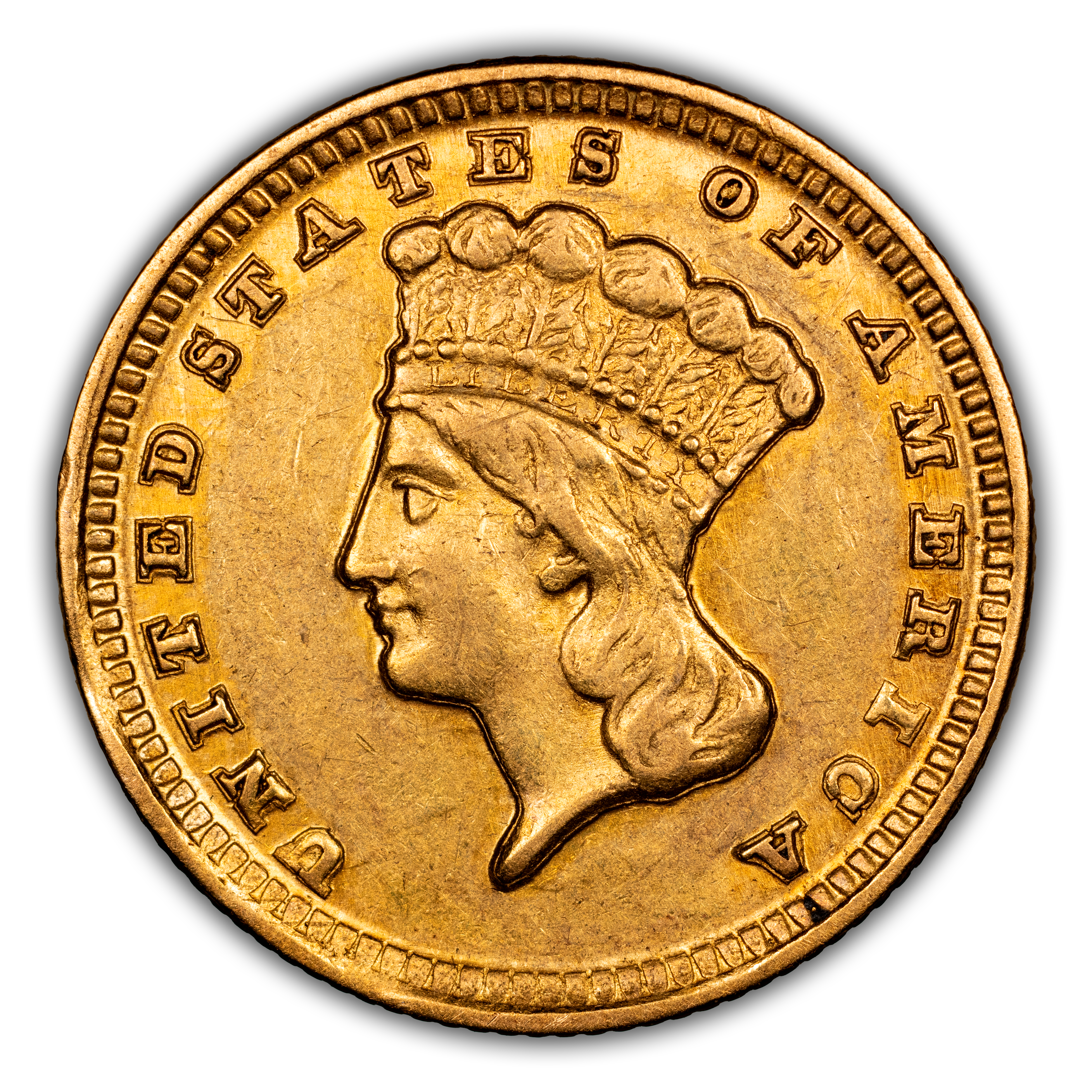 1859-D G$1 MS thumbnail 3