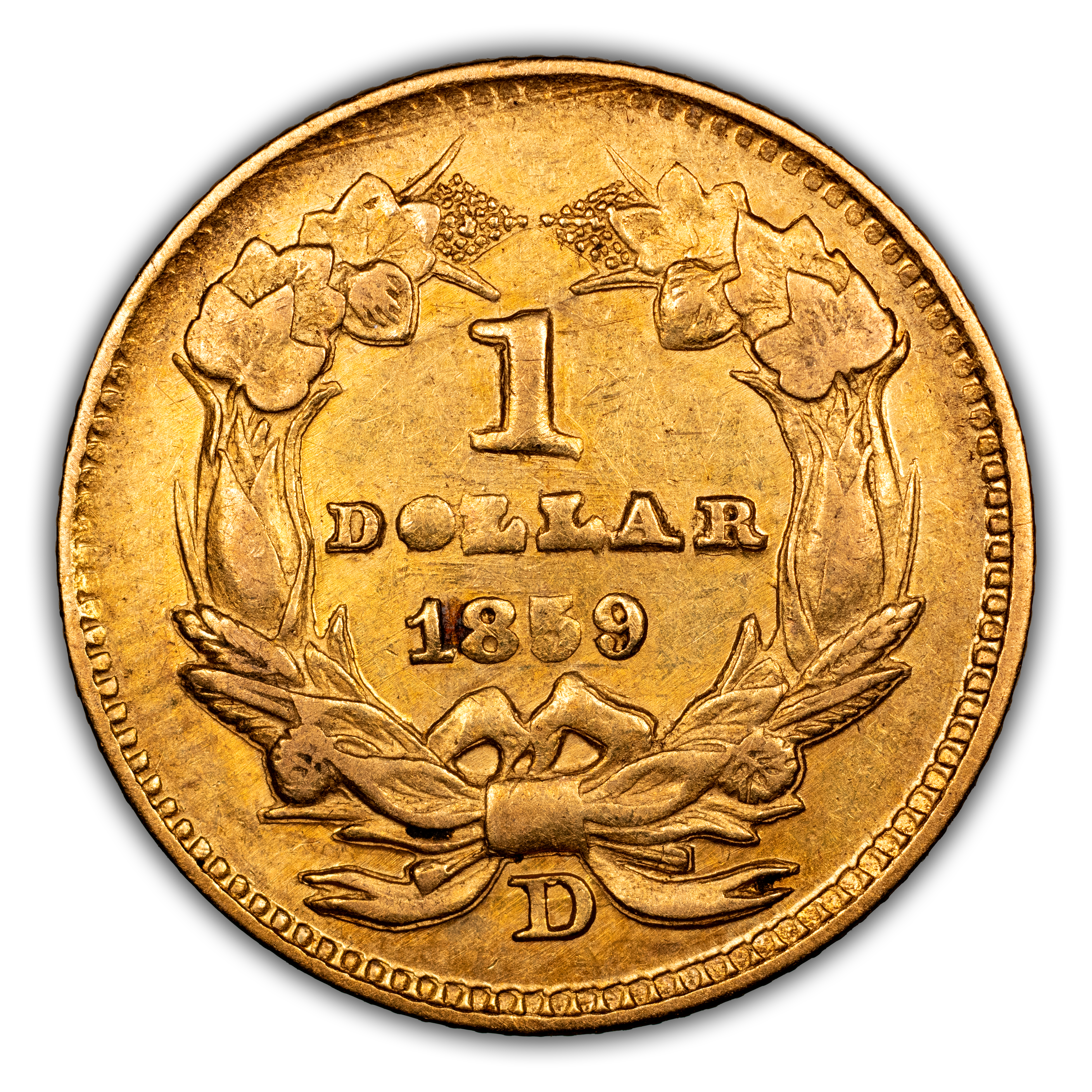 1859-D G$1 MS thumbnail 19