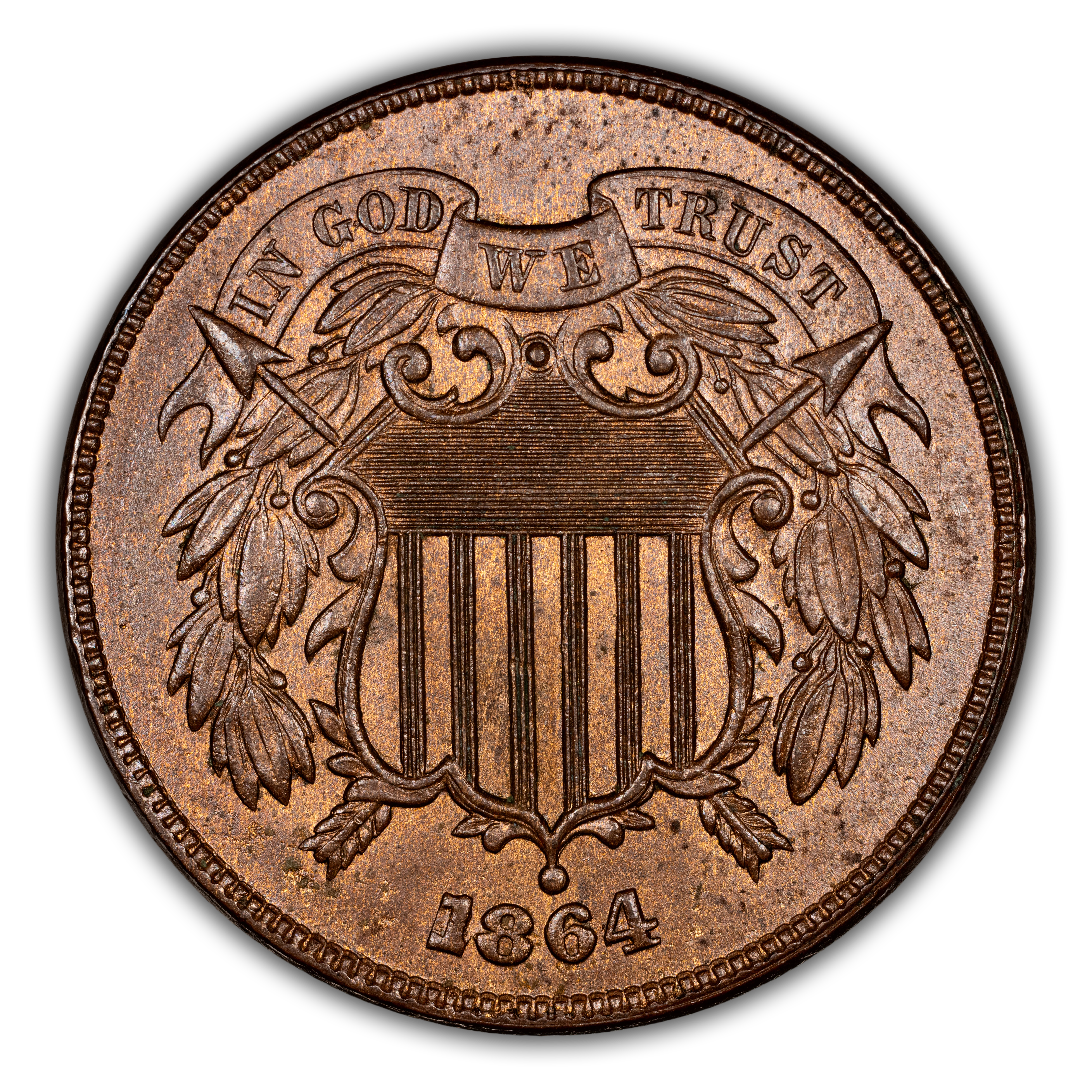 1864 2c Large Motto MS BN thumbnail 7
