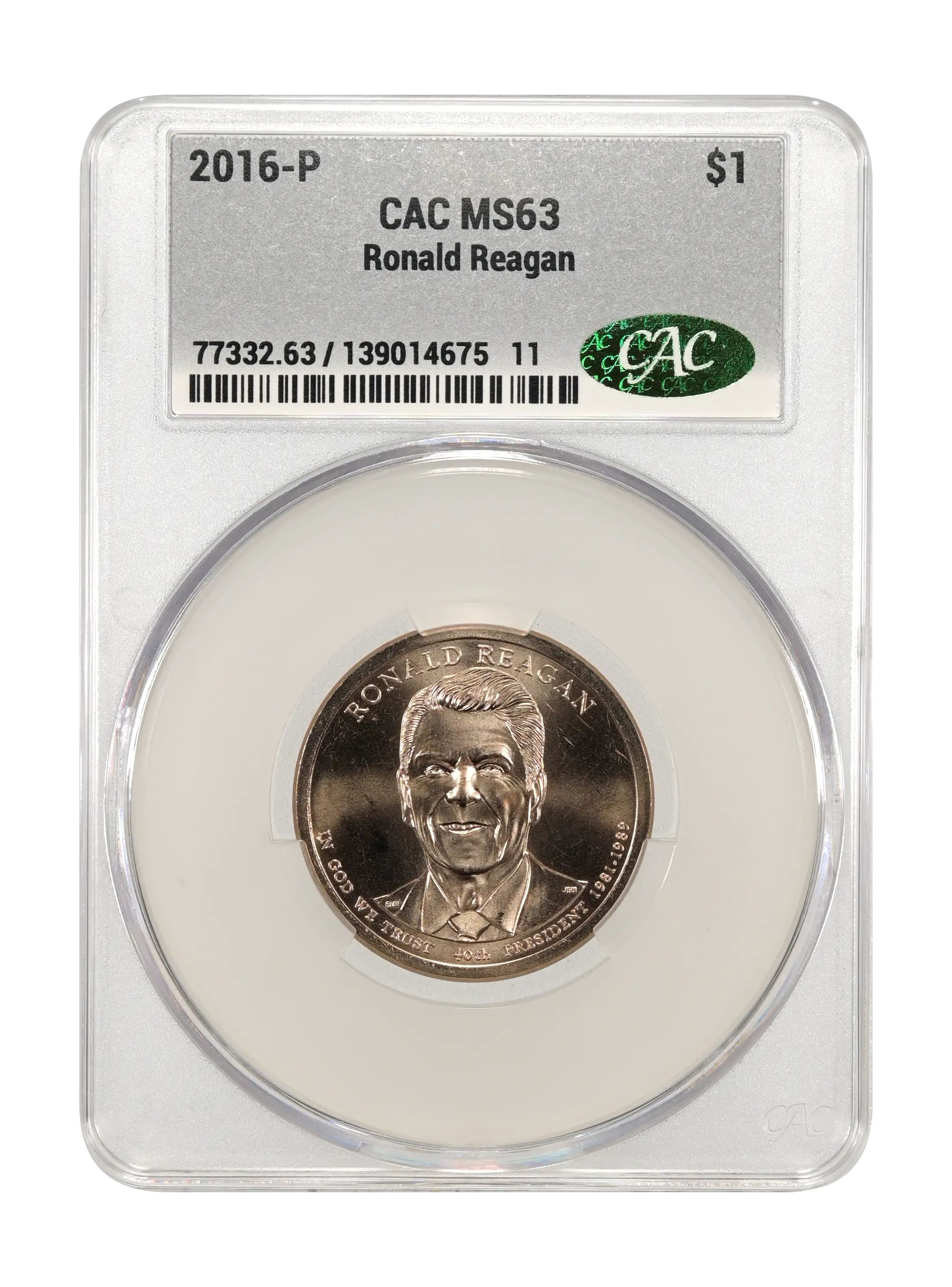 2016-P $1  Ronald Reagan, Position A MS thumbnail 5