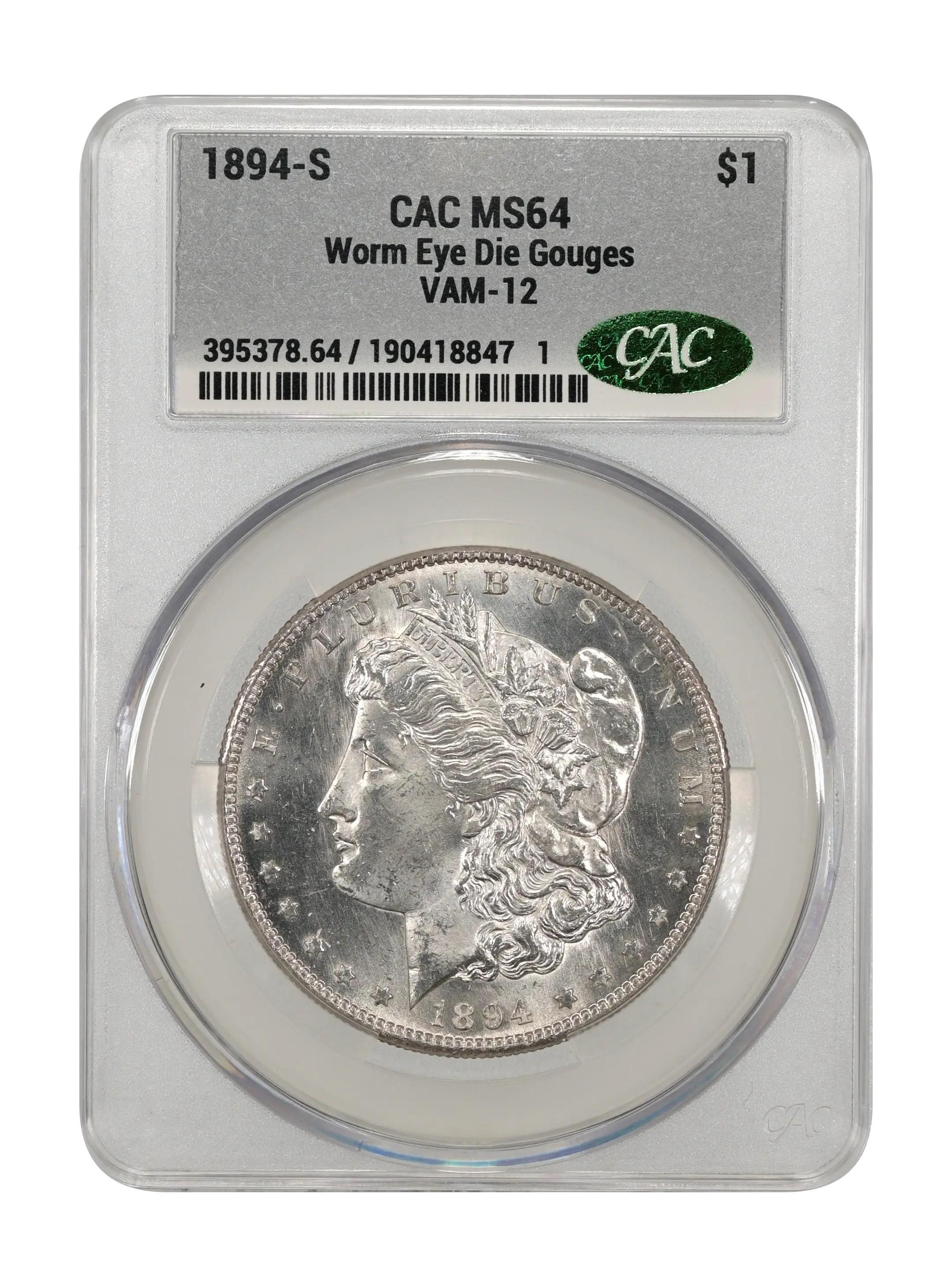 1894-S $1  Worm Eye, VAM-12 MS thumbnail 3
