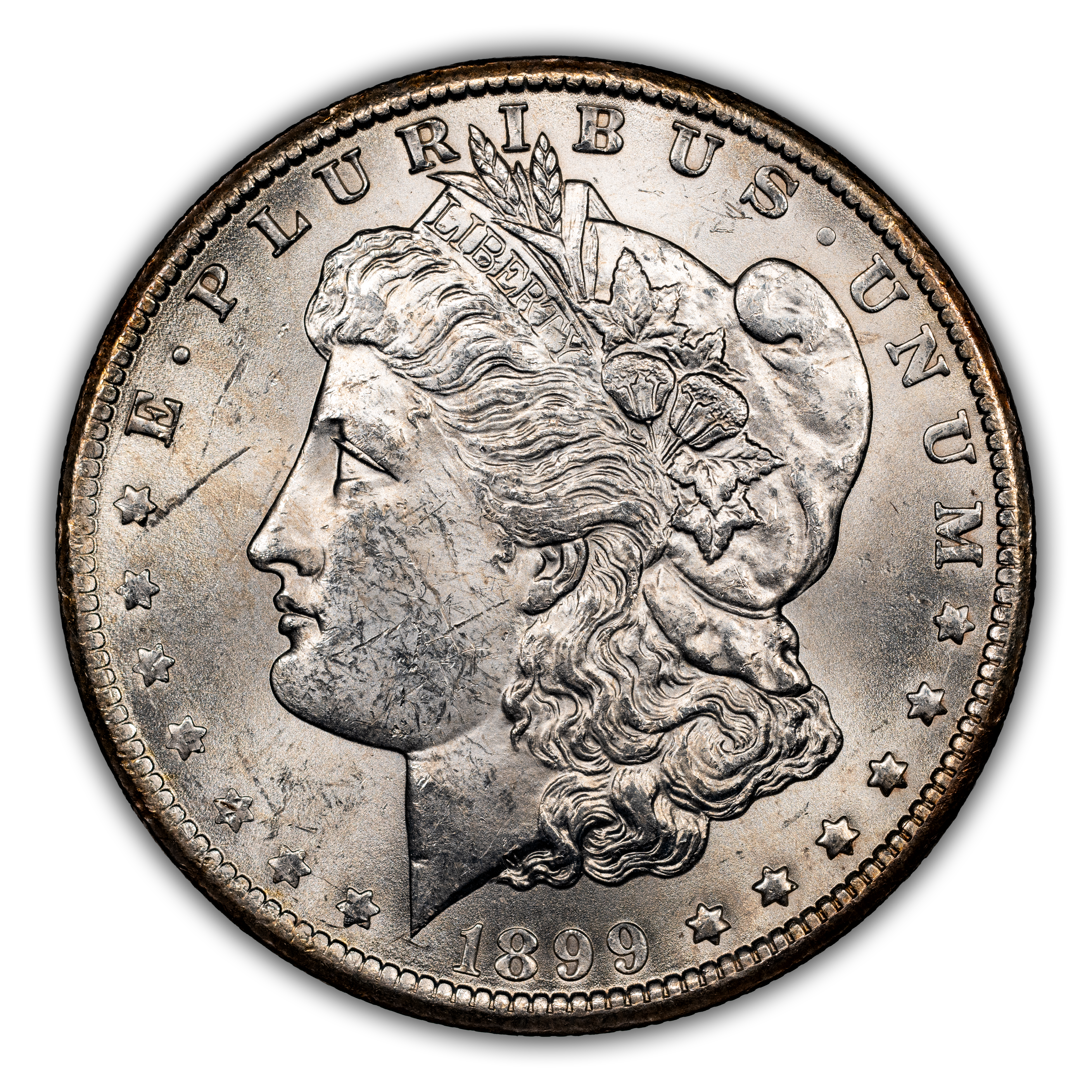 1899-O $1  Doubled 1, Die Breaks Reverse, VAM-11A MS thumbnail 16