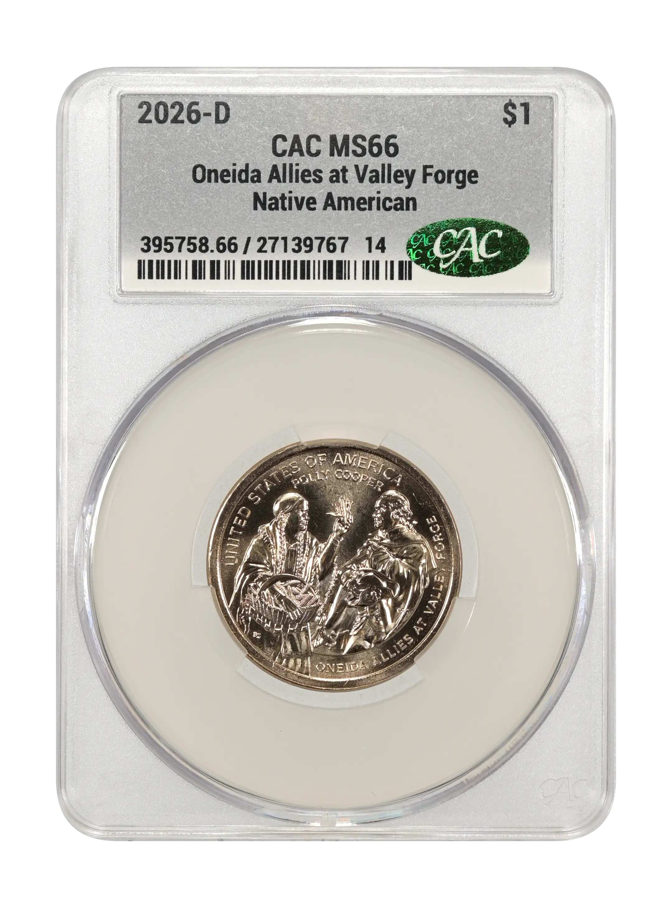 2026-D $1  Native American, Oneida Allies at Valley Forge MS thumbnail 7