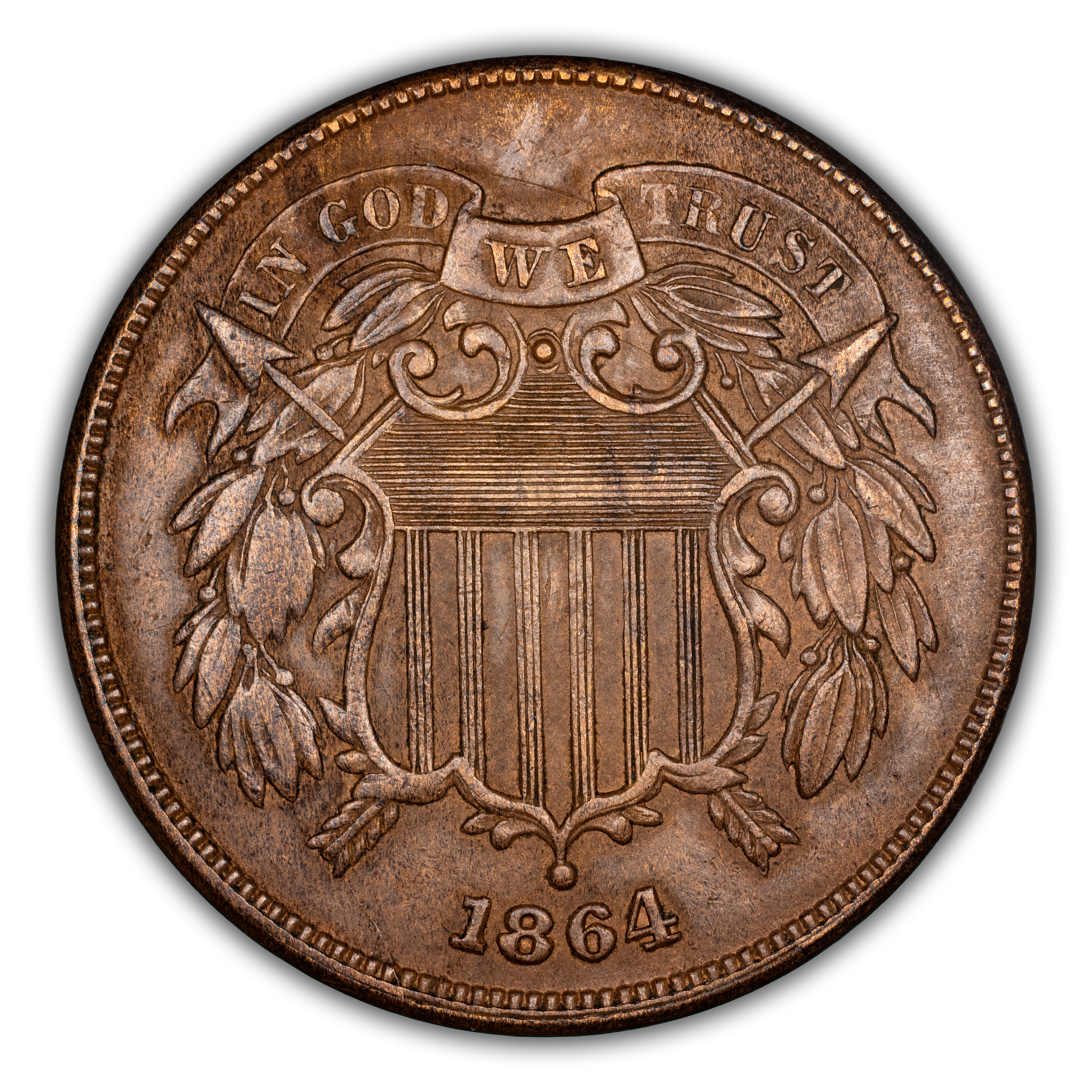 1864 2c Large Motto MS BN thumbnail 5