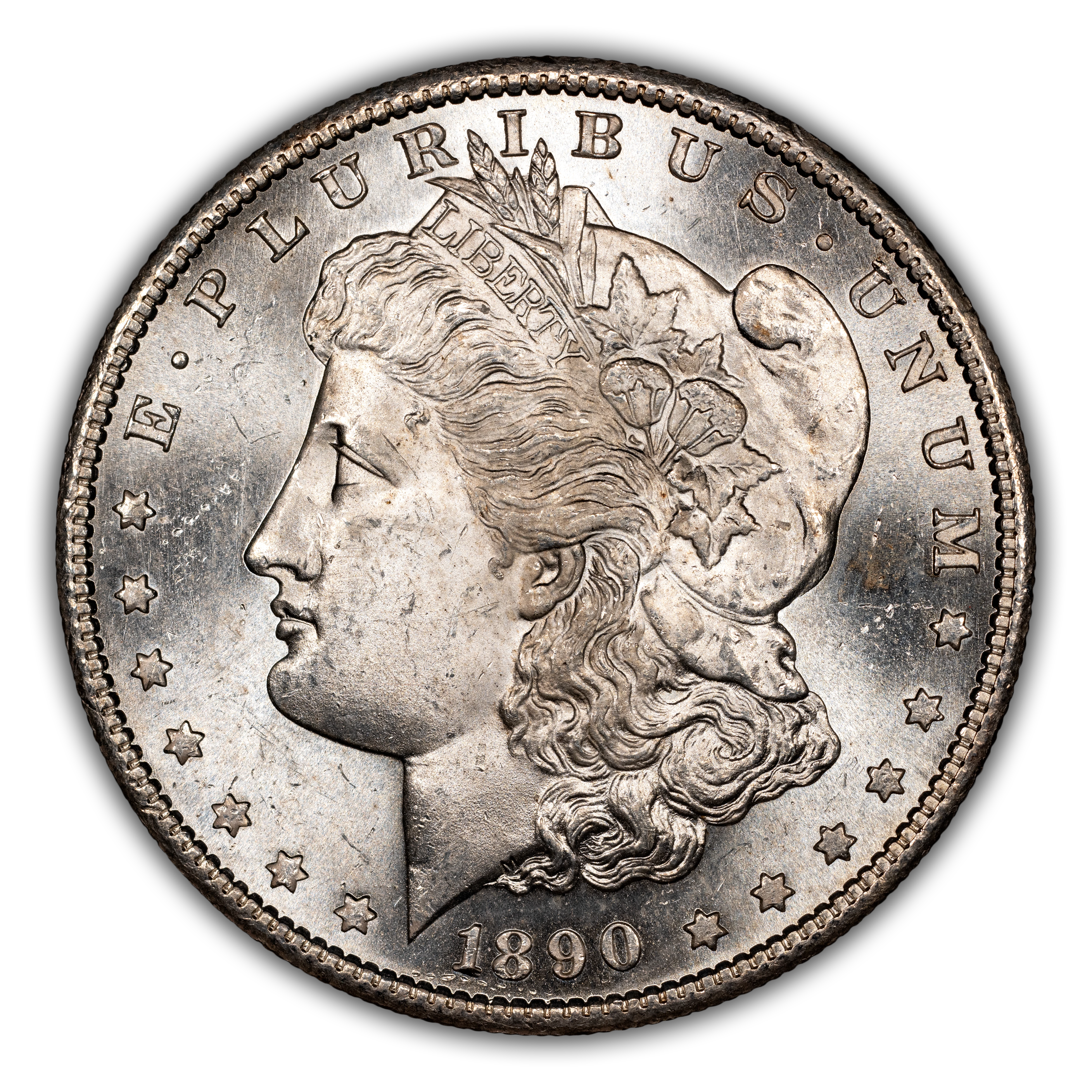 1890-S $1  Die Break Wing, VAM-2B MS thumbnail 4