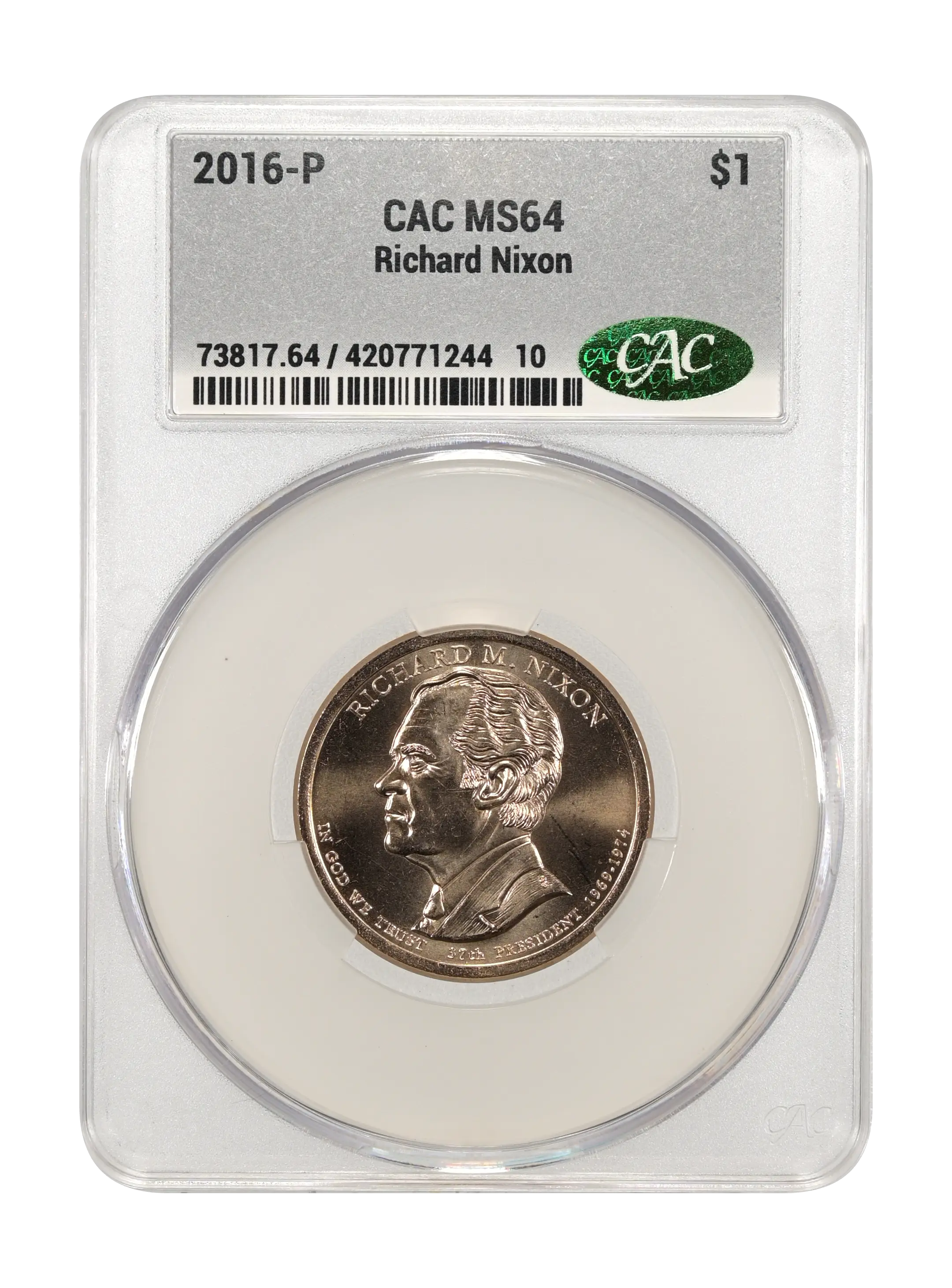 2016-P $1  Richard Nixon, Position A MS thumbnail 3