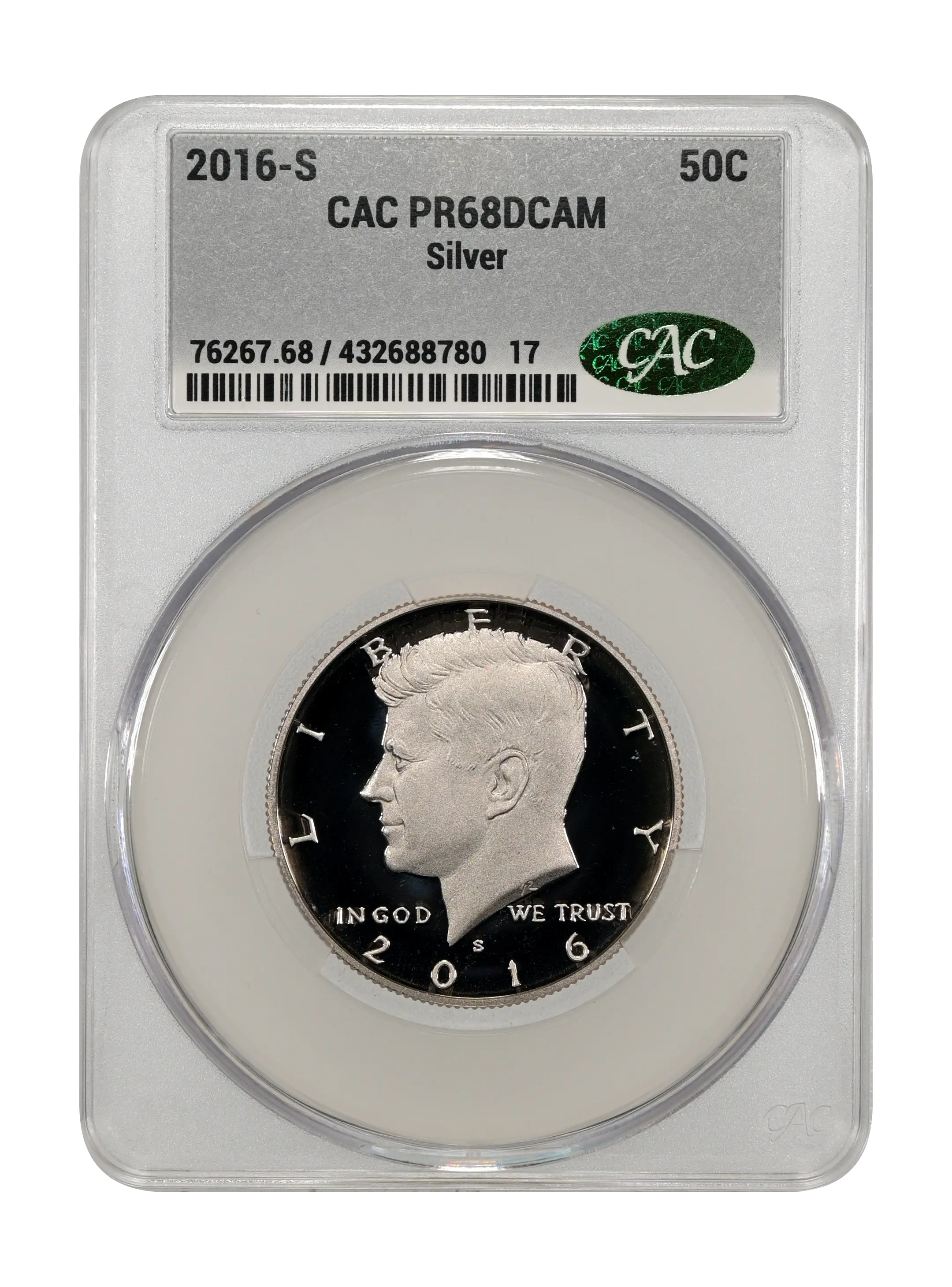 2016-S 50c Silver PR DCAM thumbnail 5