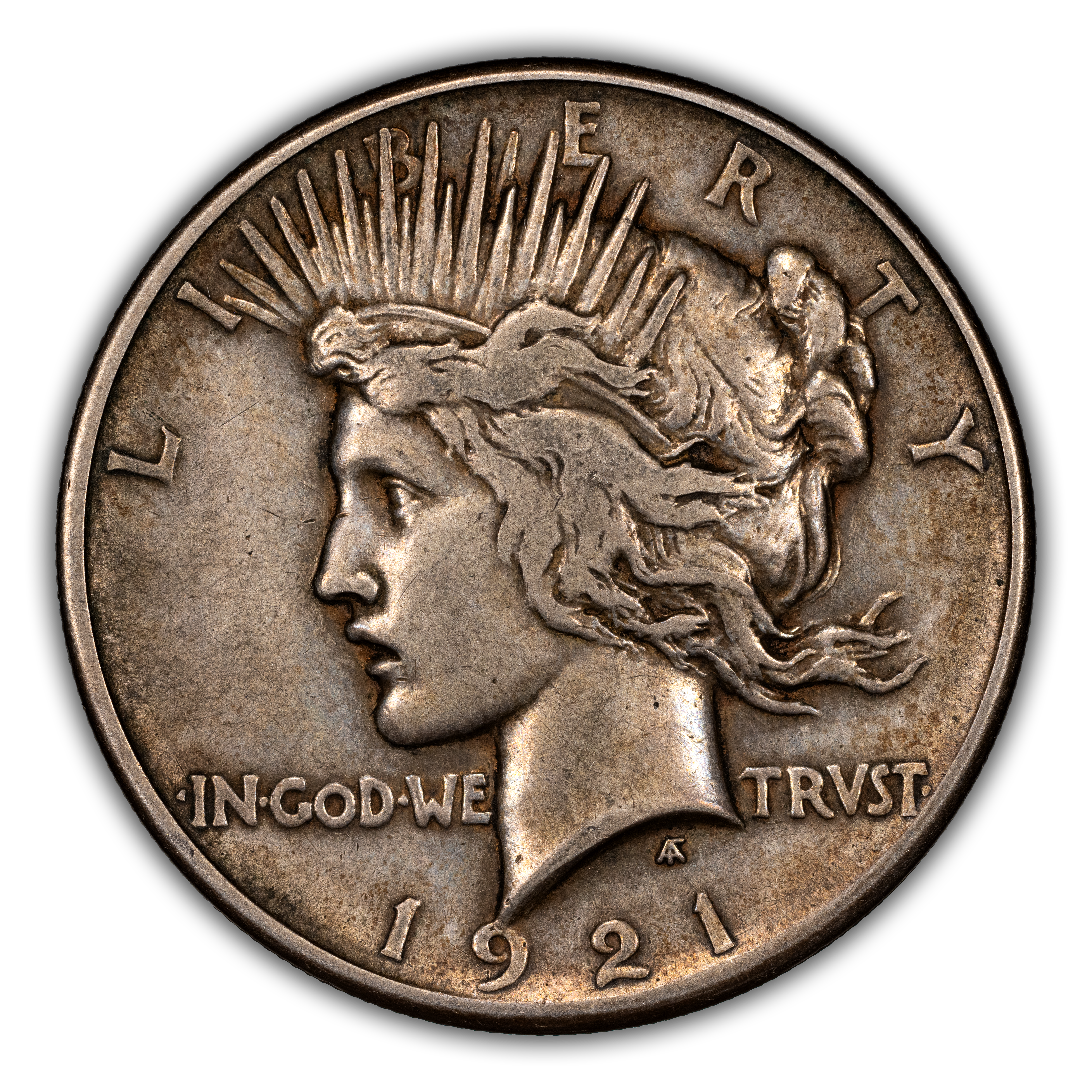 1921 $1  Peace, High Relief MS thumbnail 11