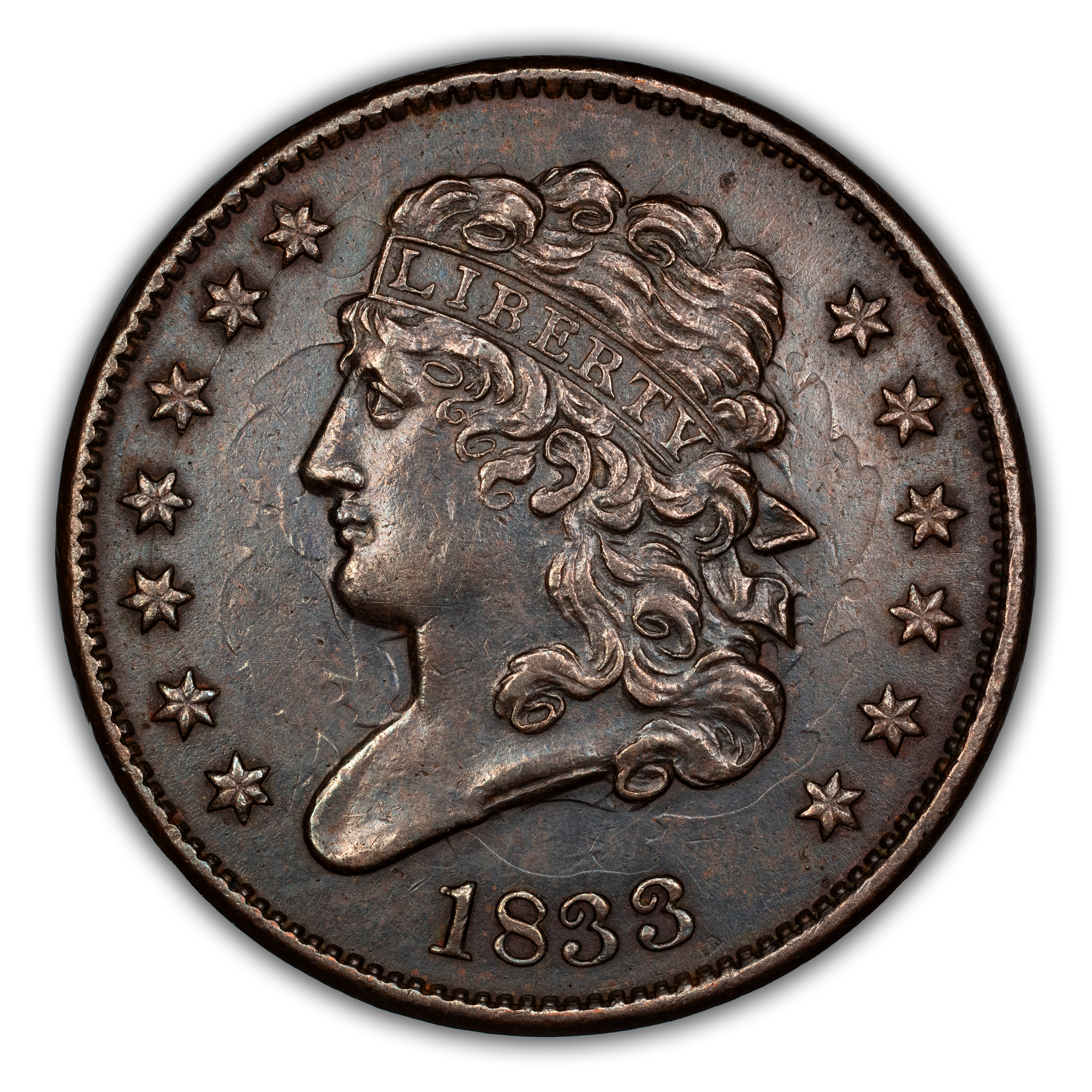 1833 1/2c MS BN thumbnail 2