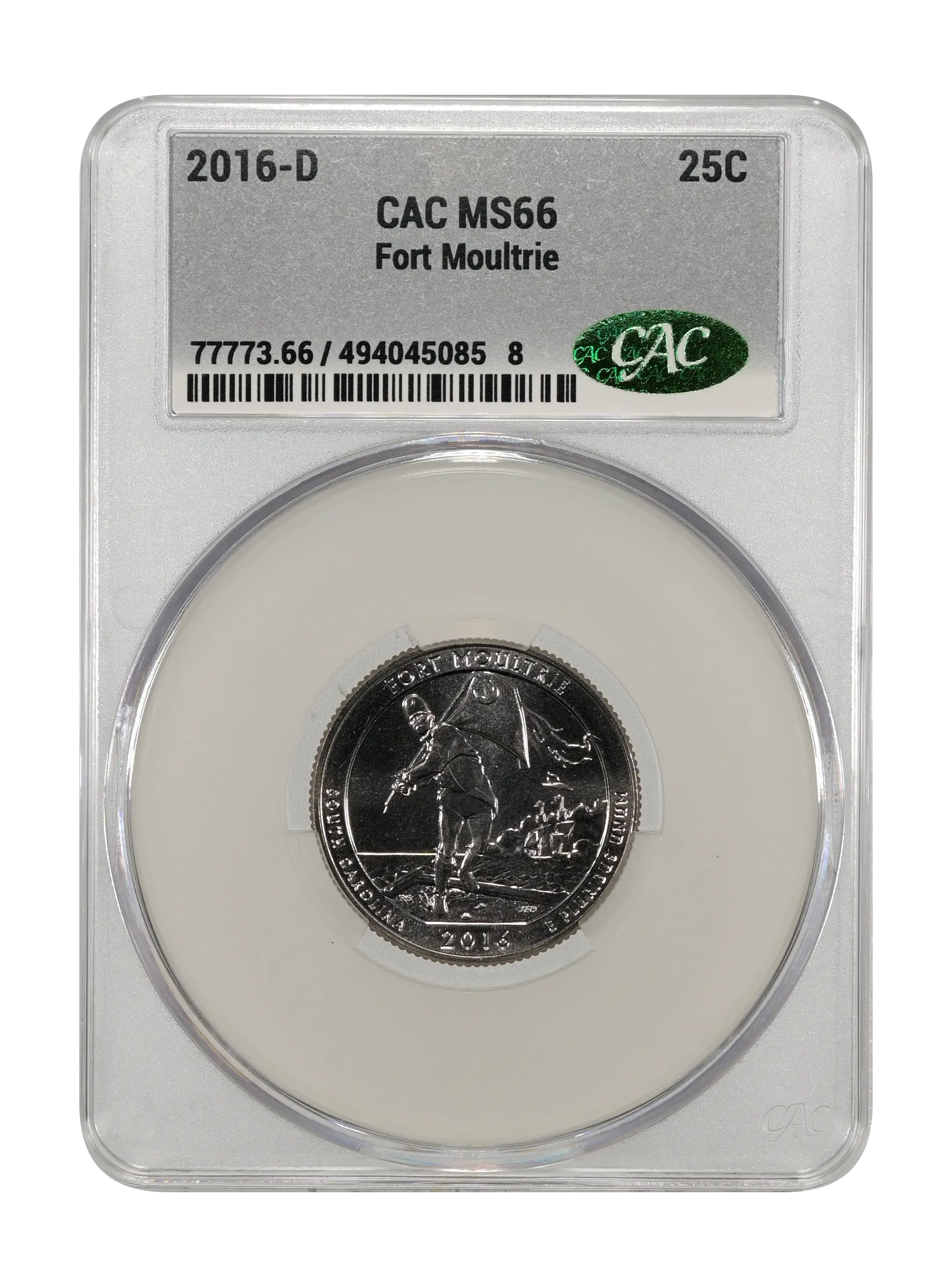 2016-D 25c Fort Moultrie MS thumbnail 2