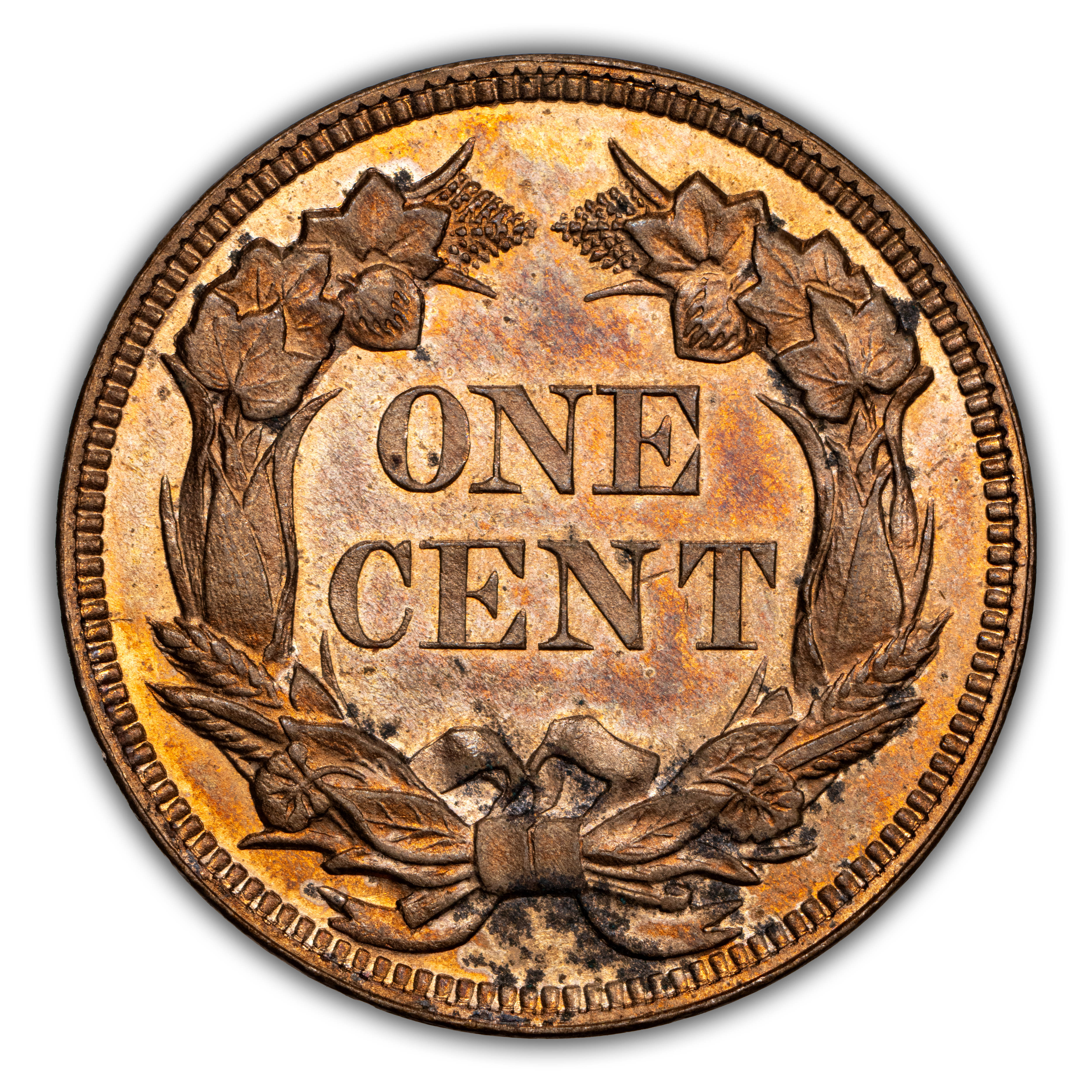 1858 1c Flying Eagle, Large Letters PR thumbnail 6
