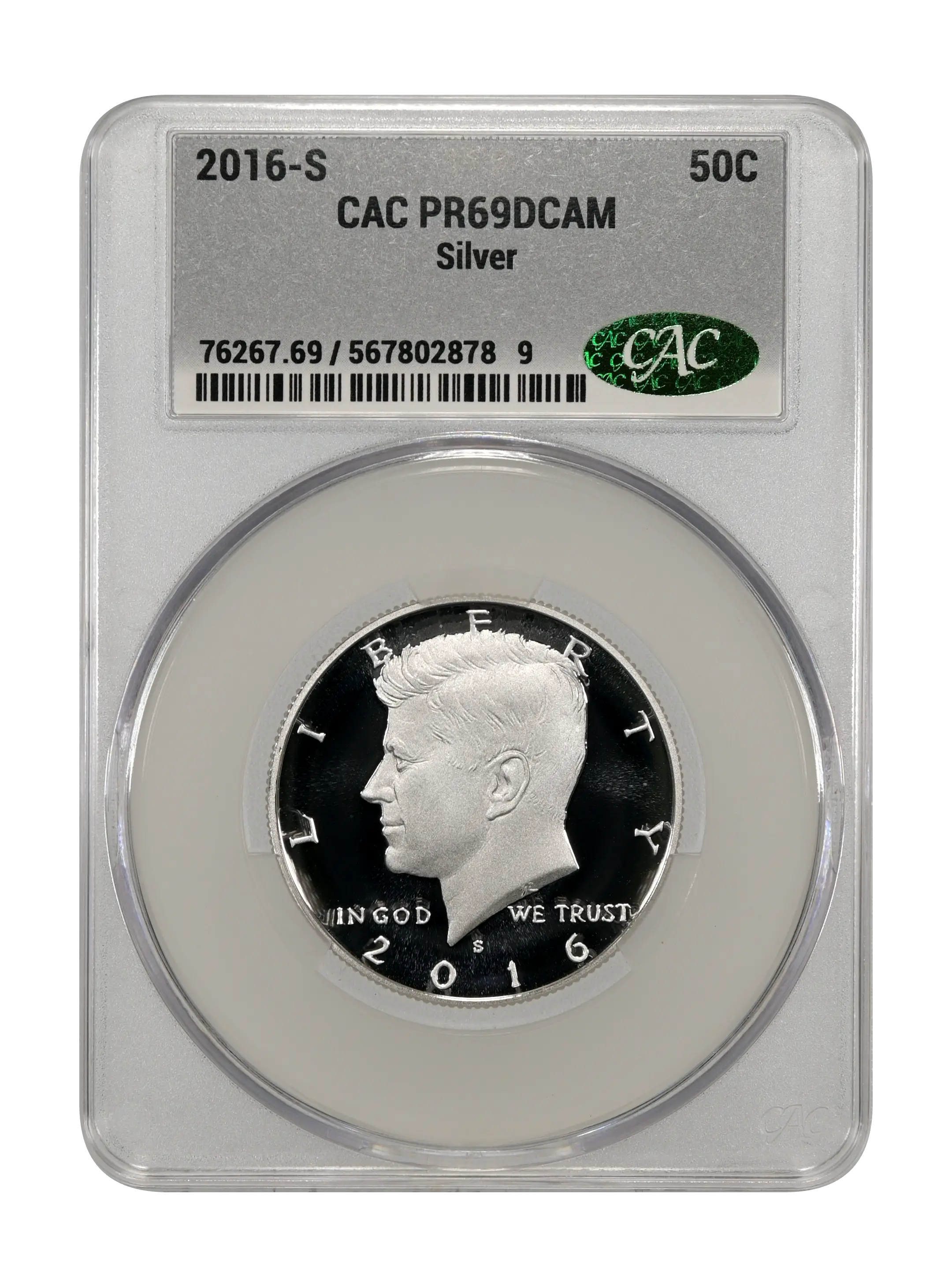 2016-S 50c Silver PR DCAM thumbnail 6