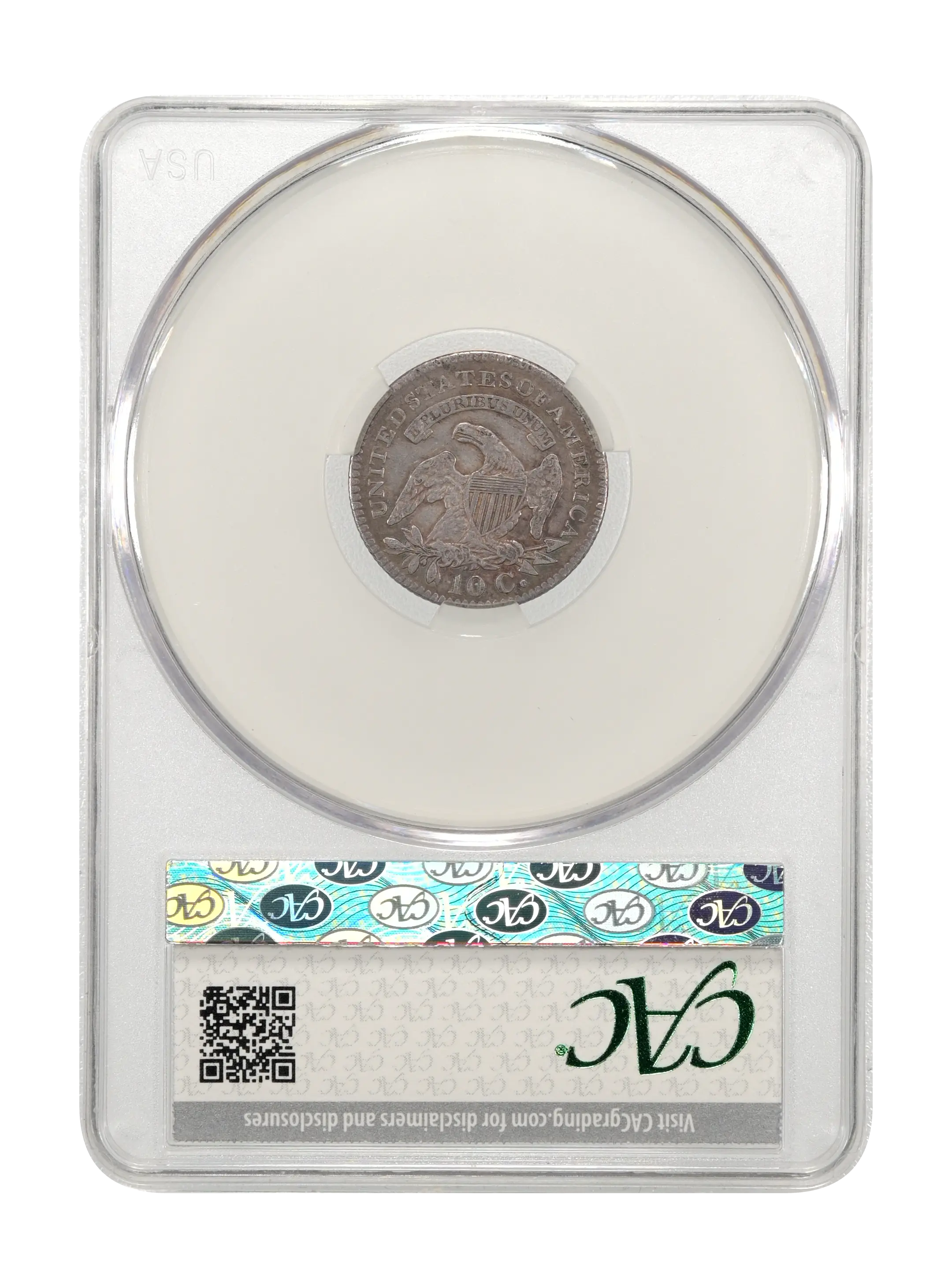 1821 10c Large Date, JR-1 MS thumbnail 10