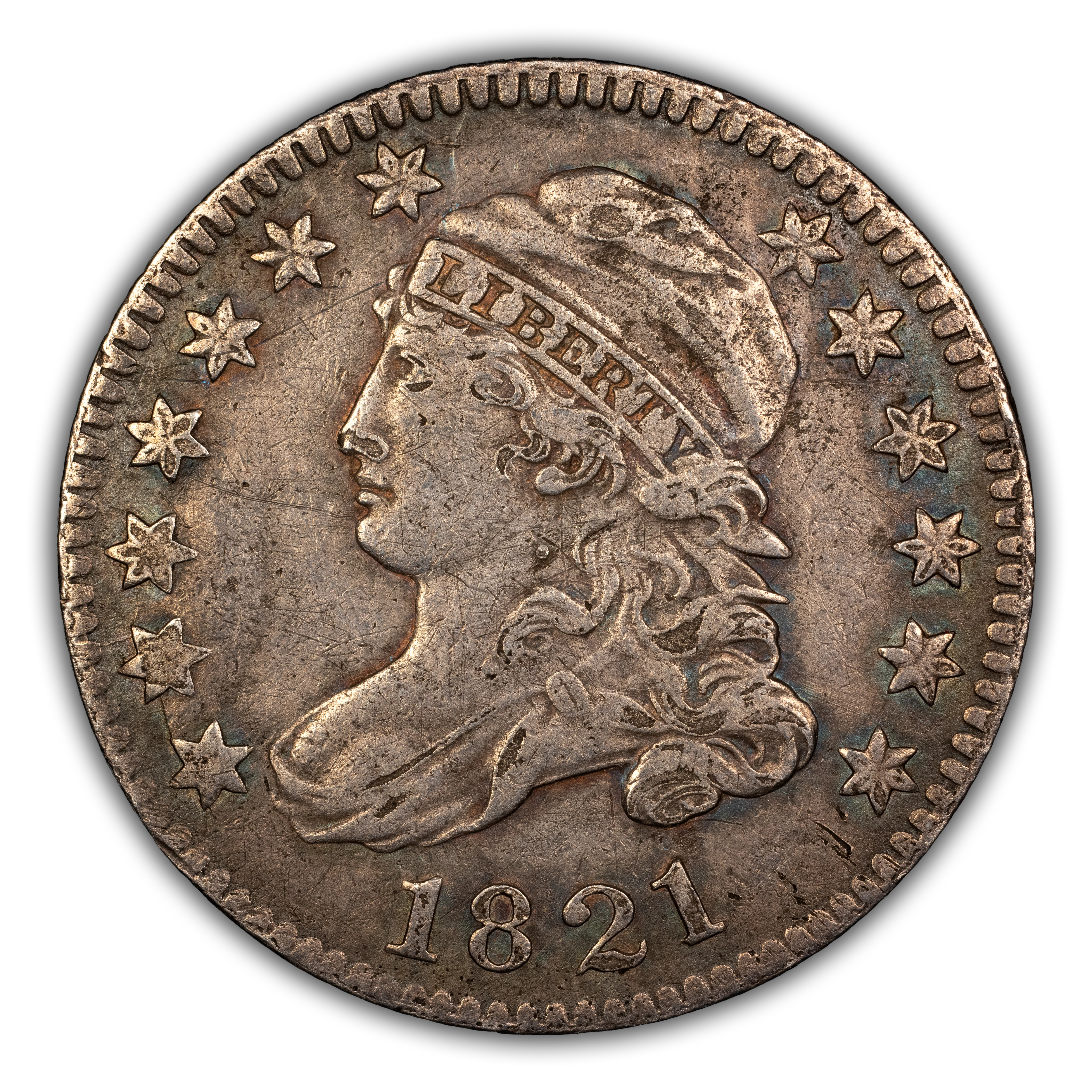 1821 10c Large Date, JR-1 MS thumbnail 3