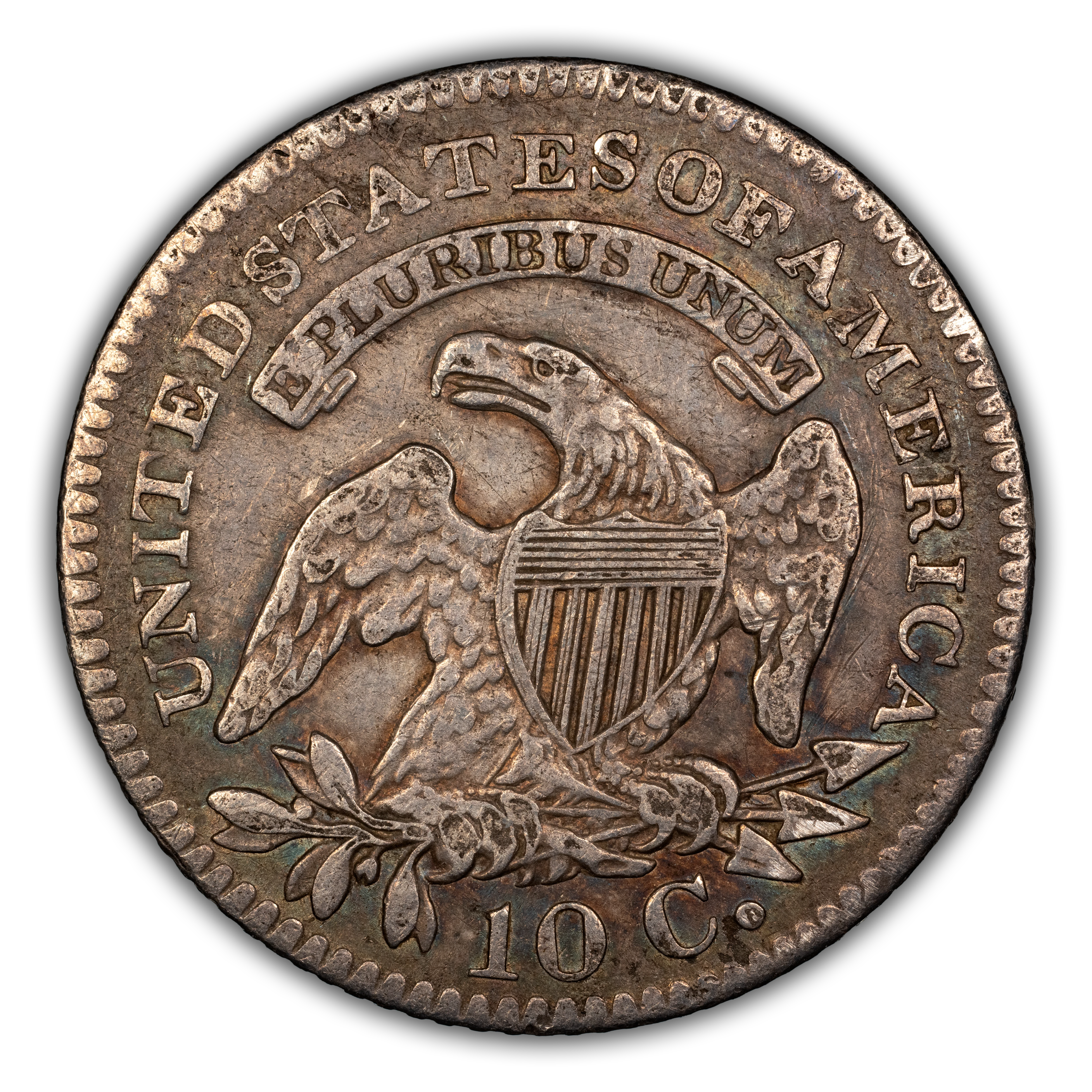 1821 10c Large Date, JR-1 MS thumbnail 5
