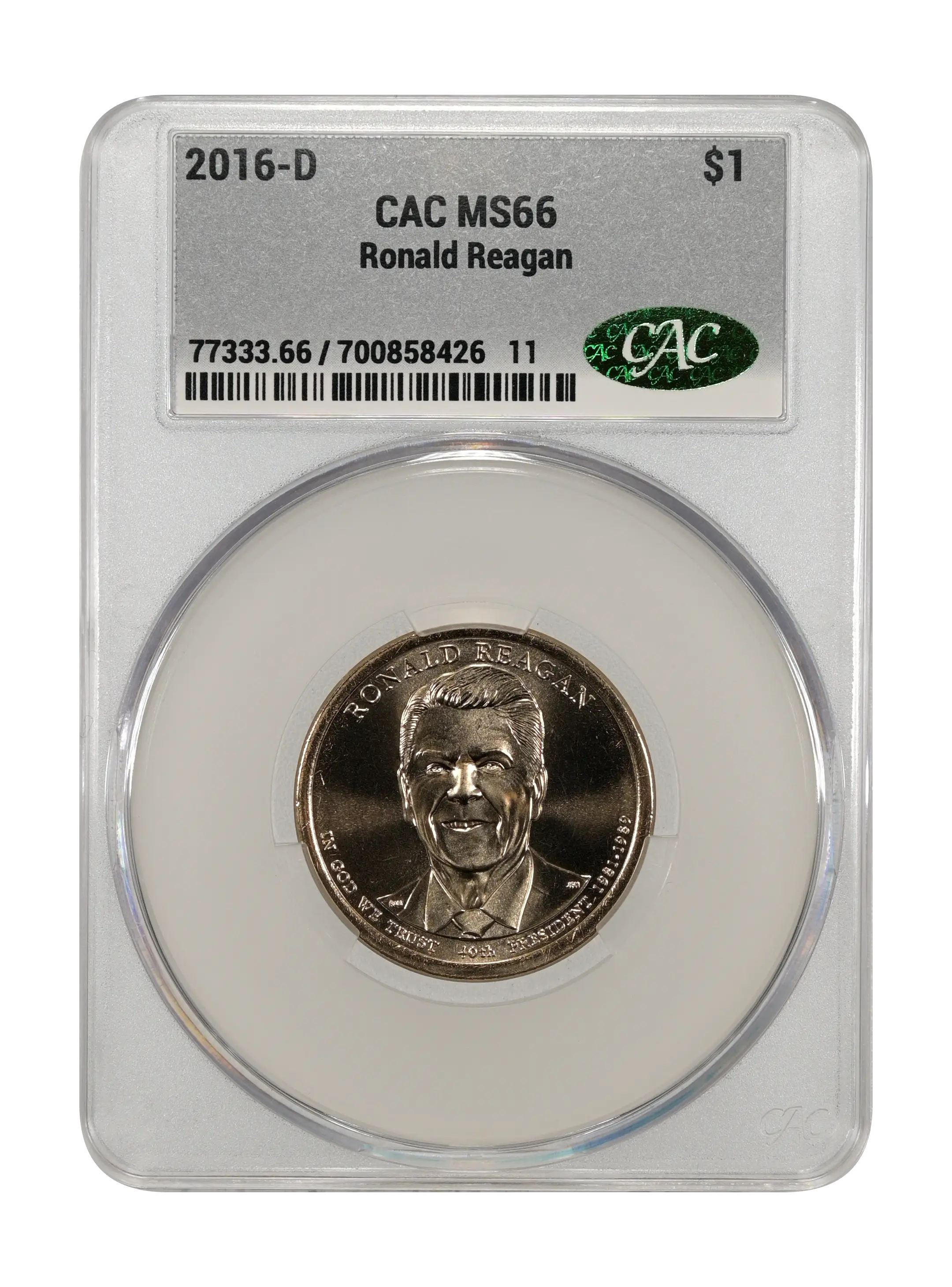 2016-D $1  Ronald Reagan, Position A MS thumbnail 3