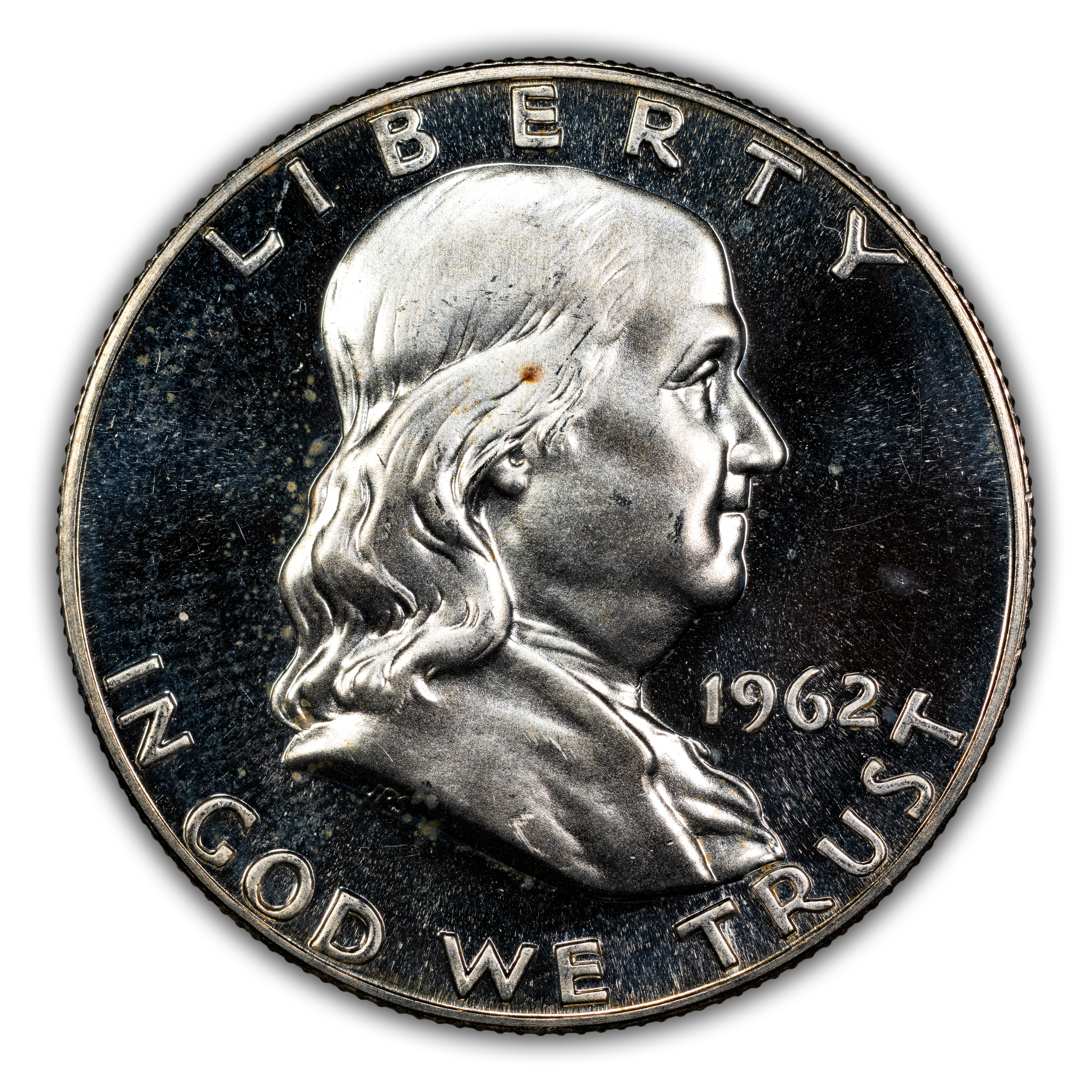 Franklin Half Dollar Set 50c 1950-1963, 14 Coins PR CAM thumbnail 17