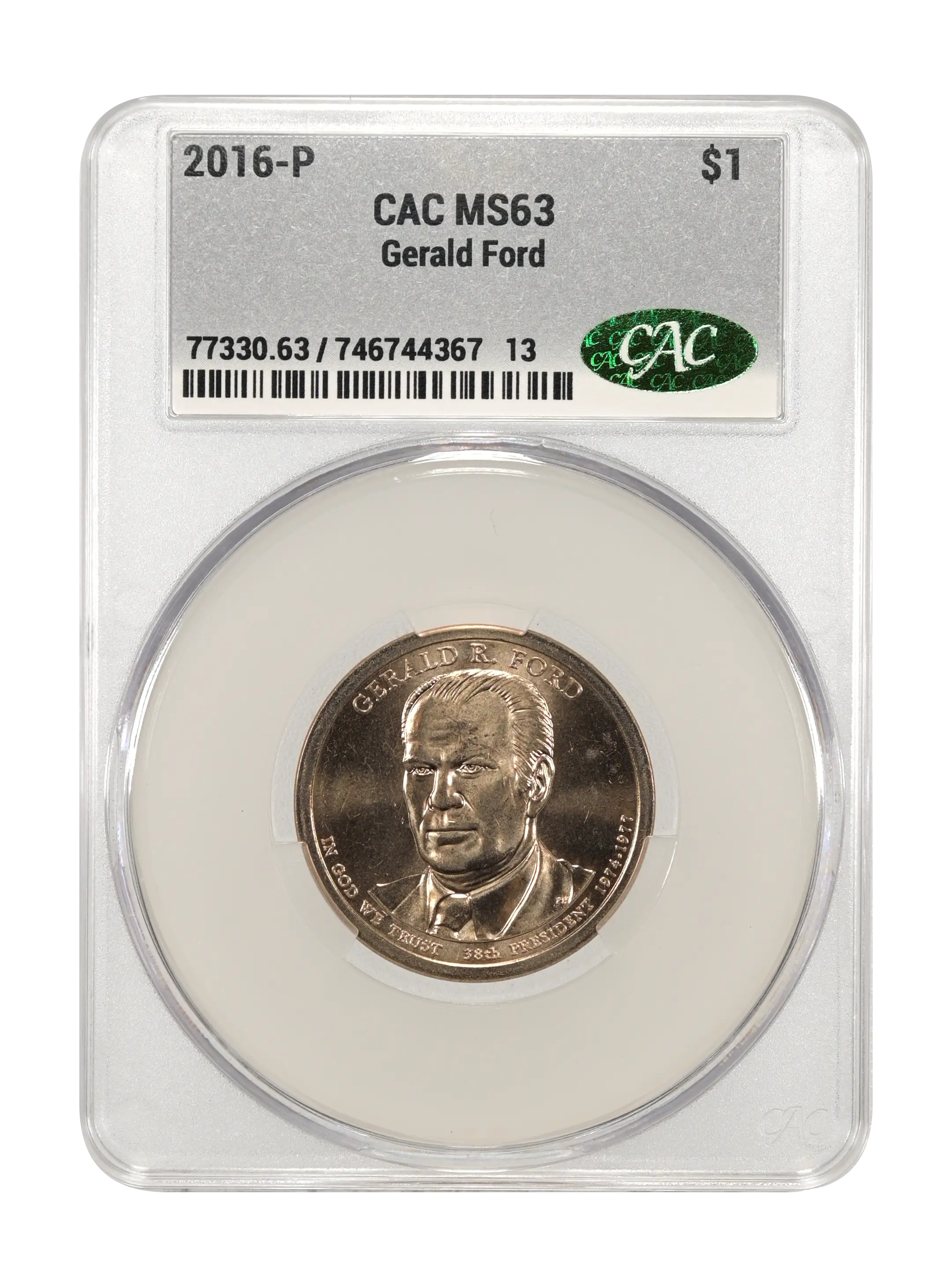 2016-P $1  Gerald Ford, Position A MS thumbnail 3
