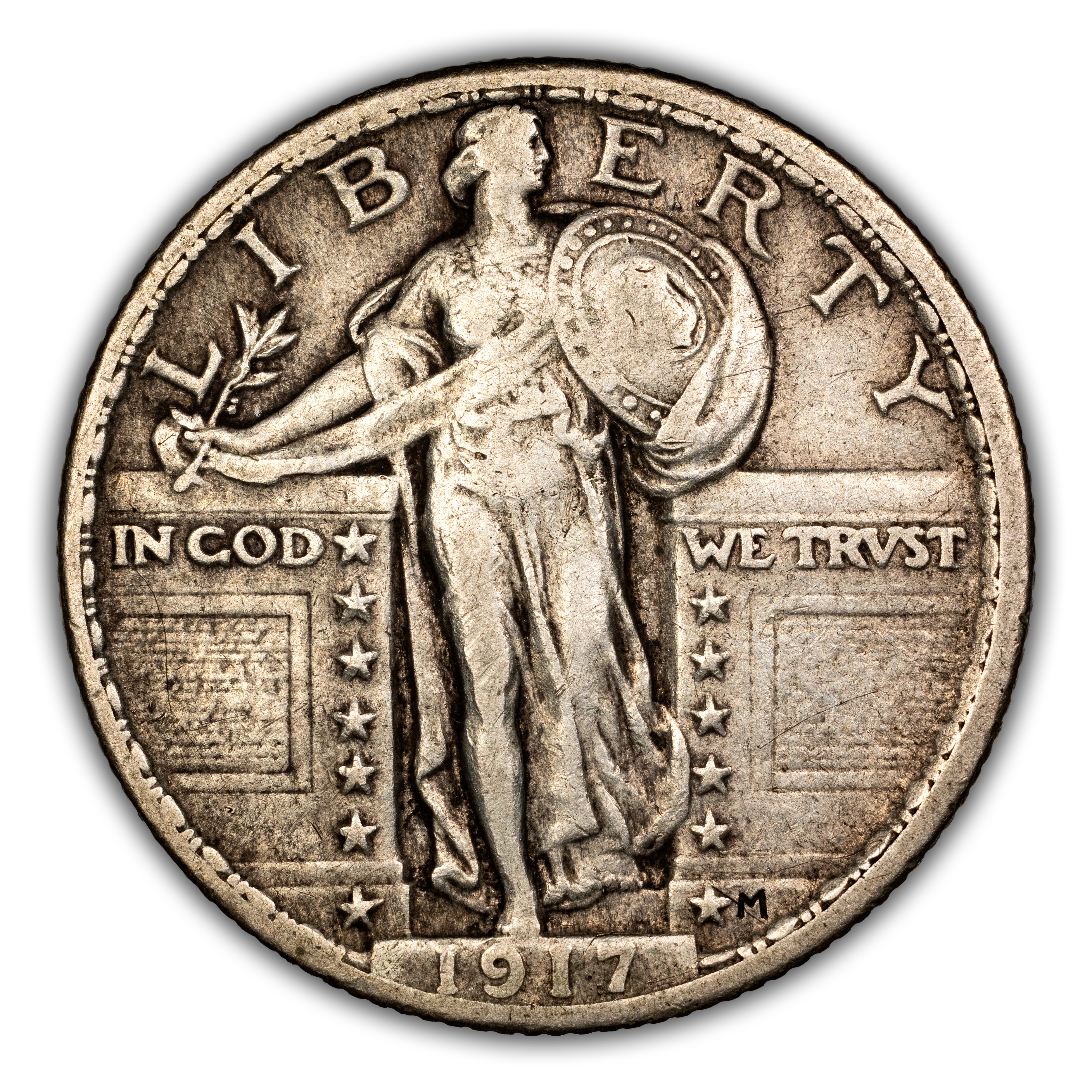 1917 25c Type 2 MS thumbnail 4