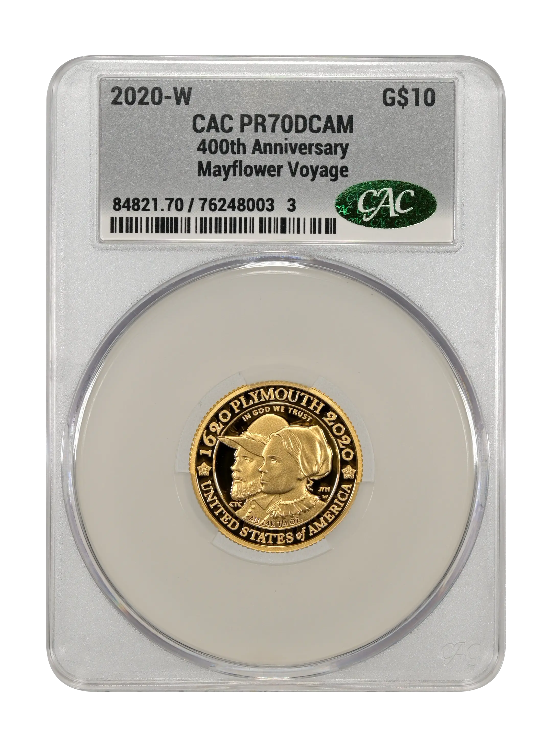 2020-W G$10  400th Anniversary of the Mayflower Voyage PR DCAM thumbnail 3