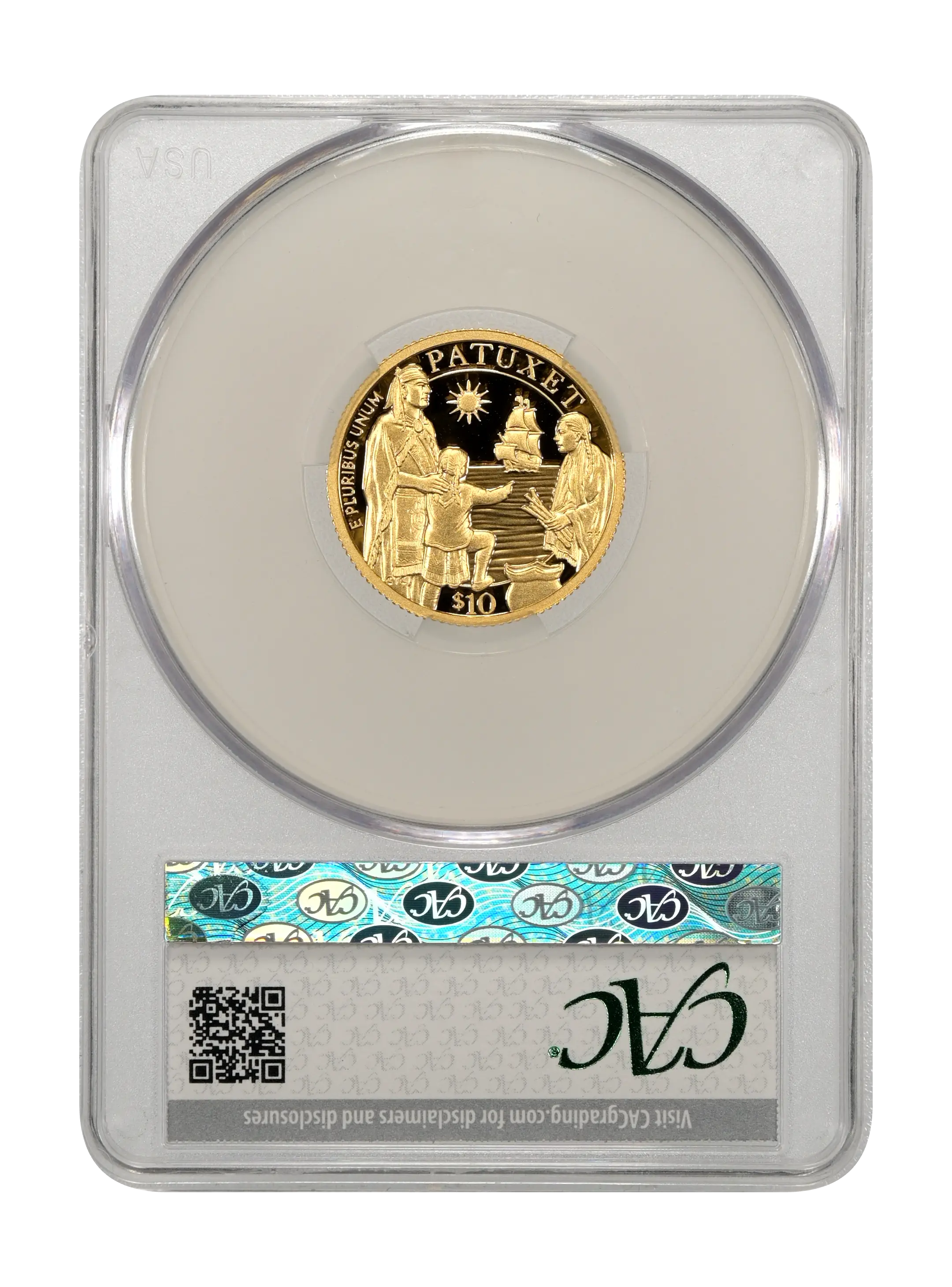 2020-W G$10  400th Anniversary of the Mayflower Voyage PR DCAM thumbnail 5
