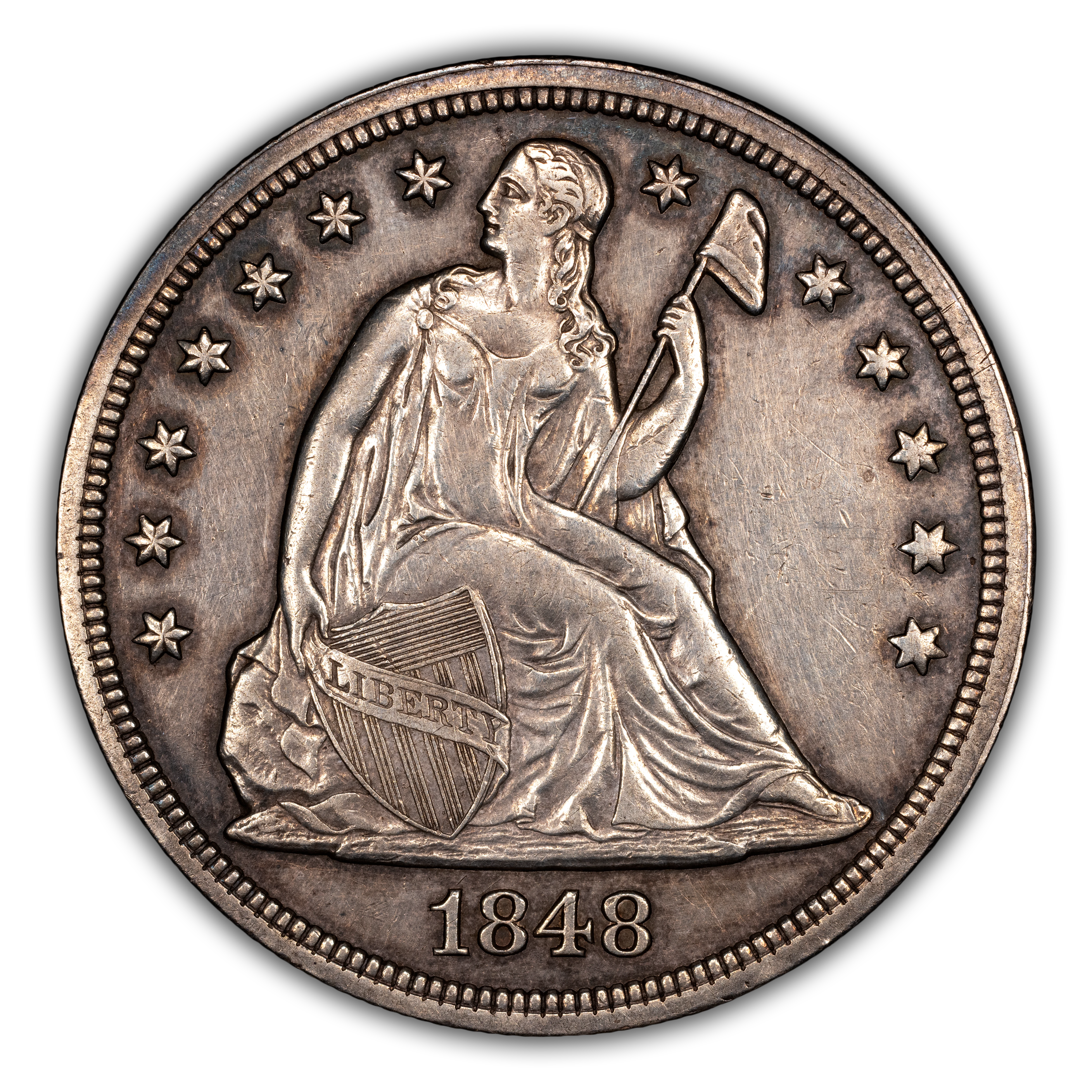 1848 $1  MS thumbnail 3