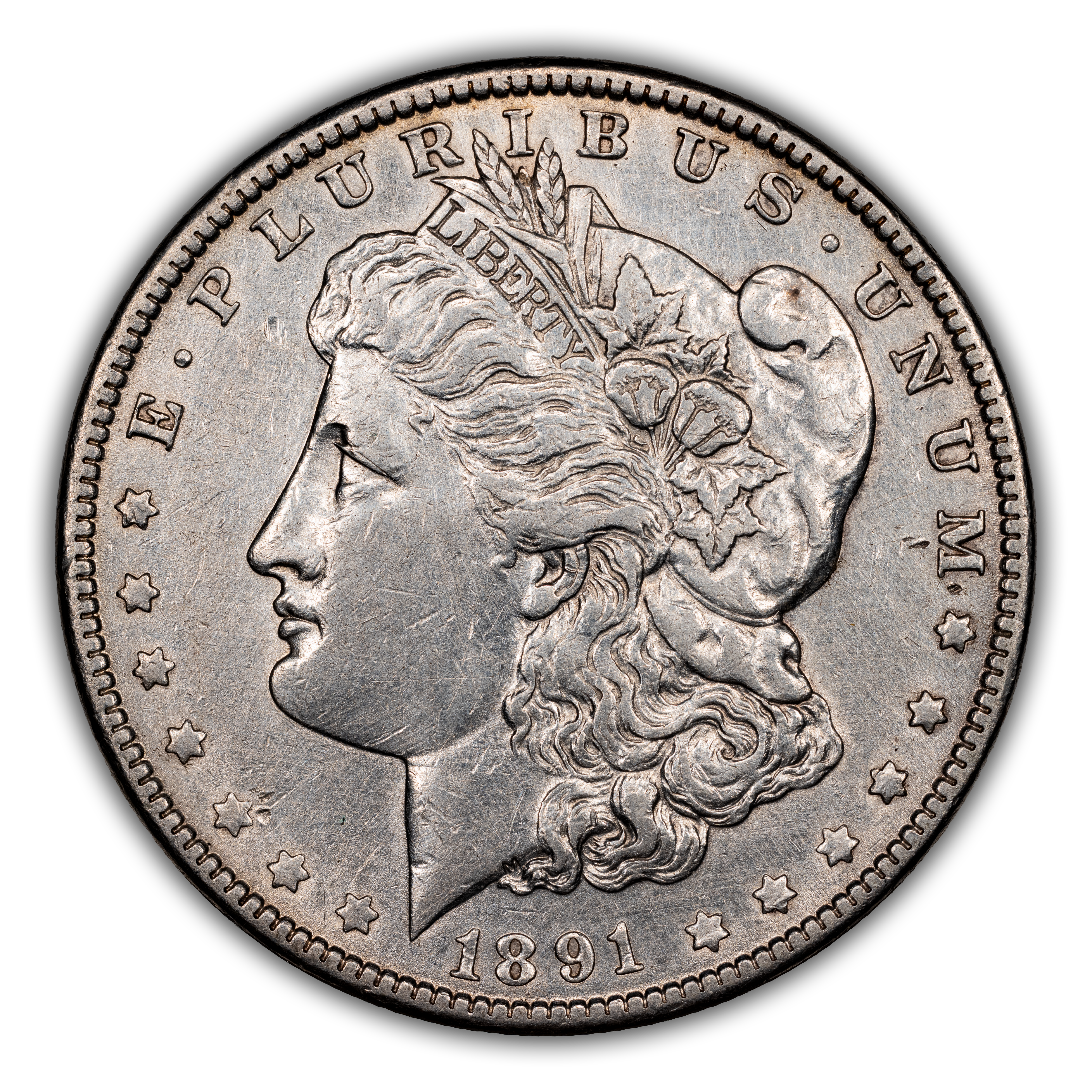 1891 $1  Doubled Ear, Die Break, VAM-9C MS thumbnail 5