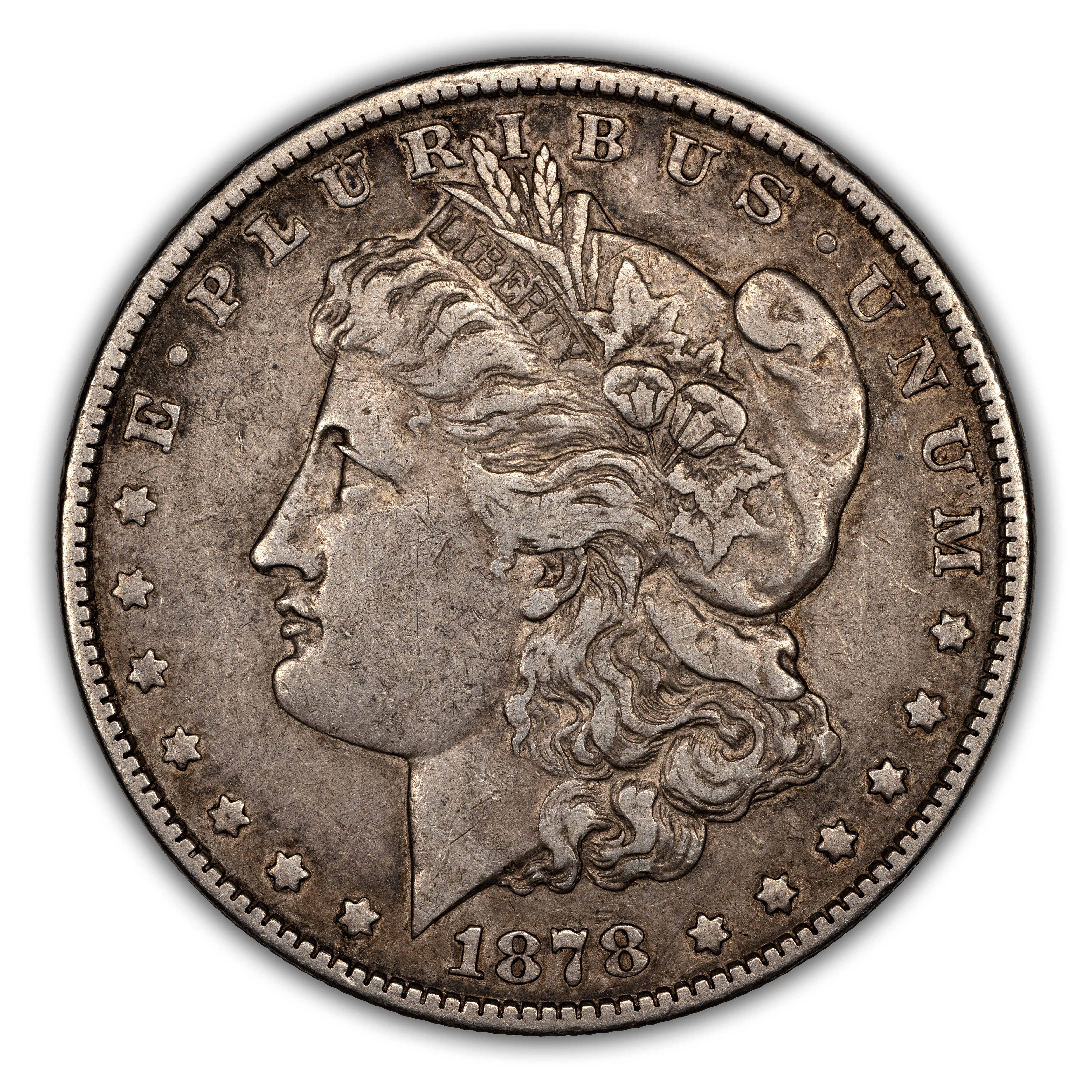1878 7TF $1  Reverse of 1879 MS thumbnail 6