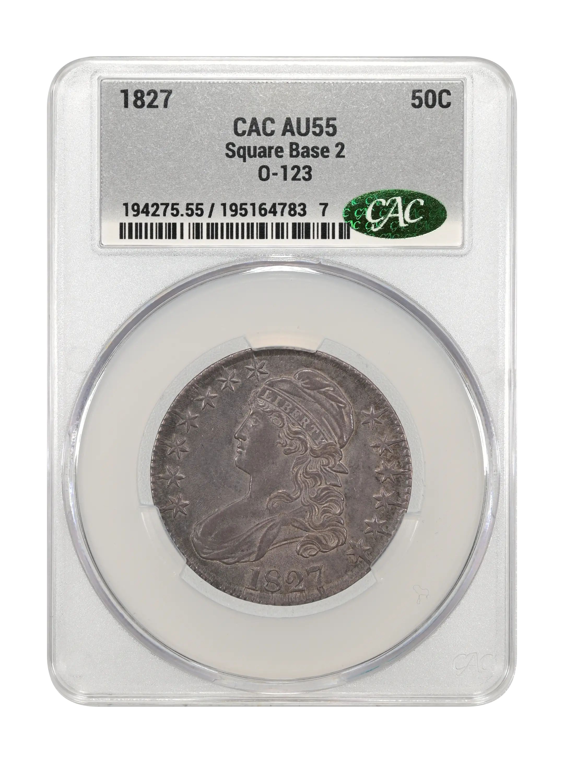 1827 50c Square Base 2, O-123 MS thumbnail 9