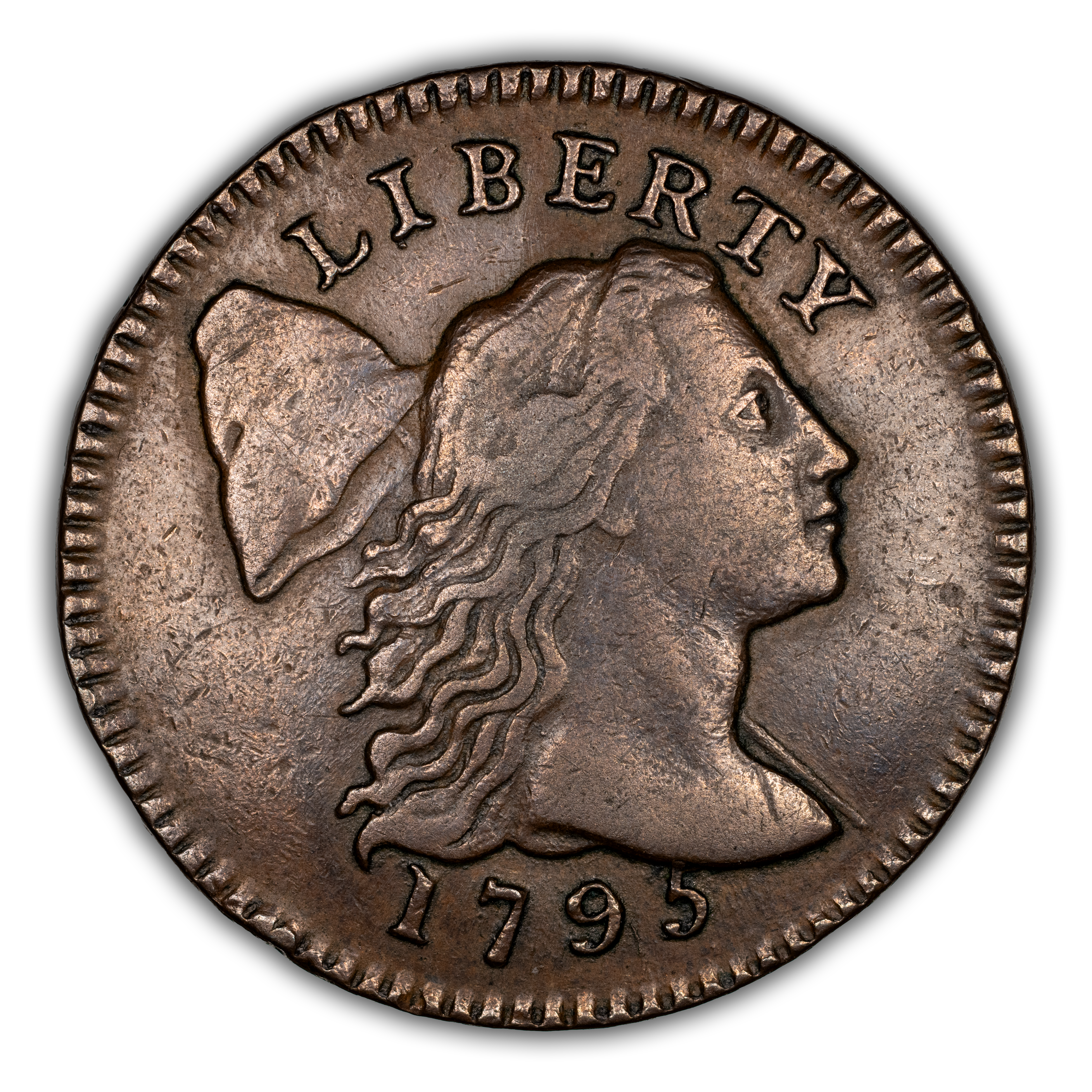 Image for 1795 1c Lettered Edge MS BN